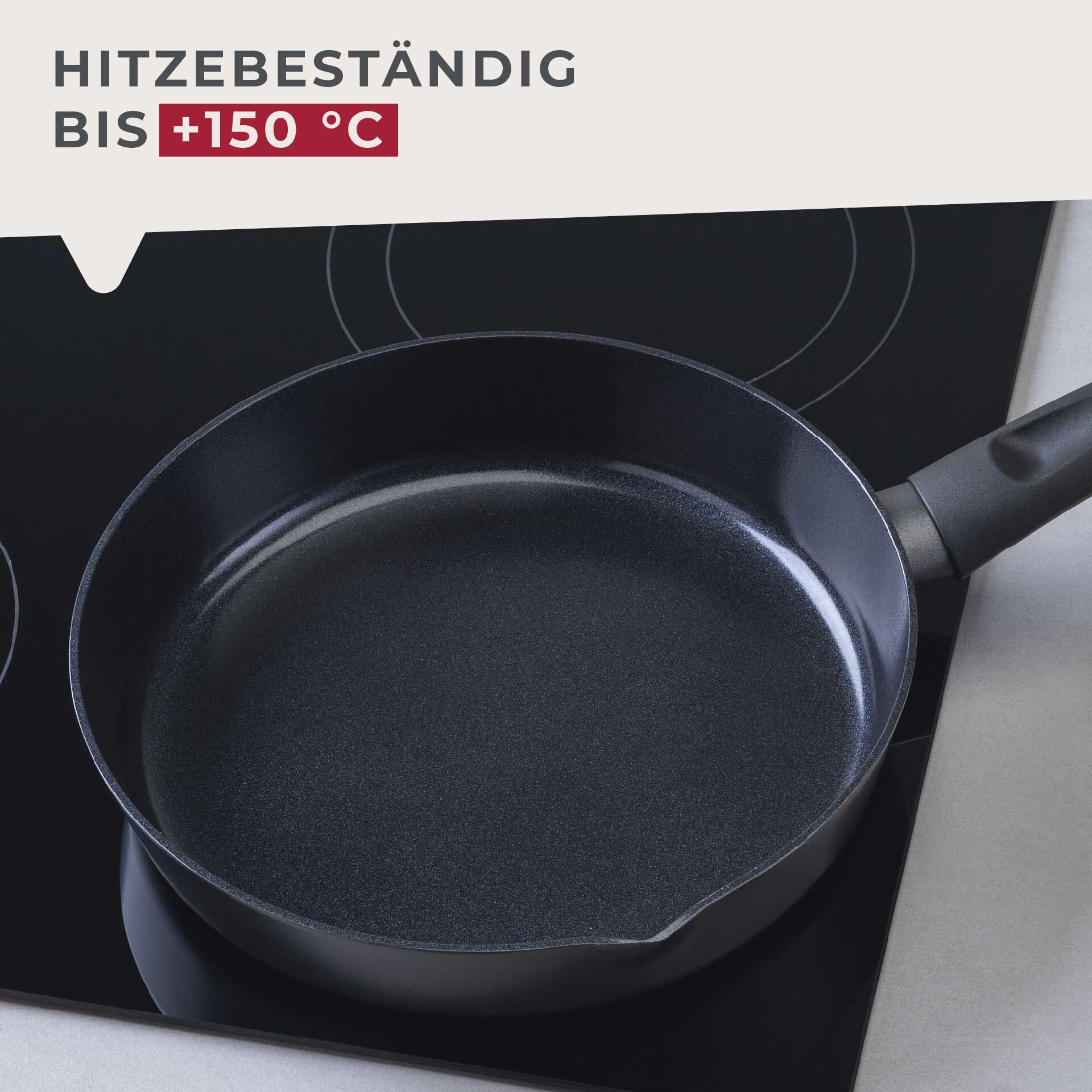 Bratpfannen-Set "Highrise", Keramik, antihaft, Ø20/24/28cm, 3-tlg.