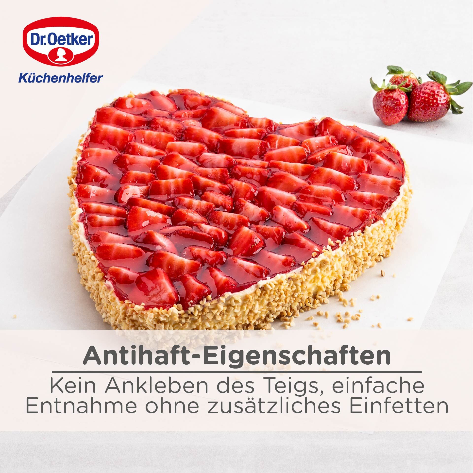 Springform Herz mit Auslaufschutz Classic, 28x27cm