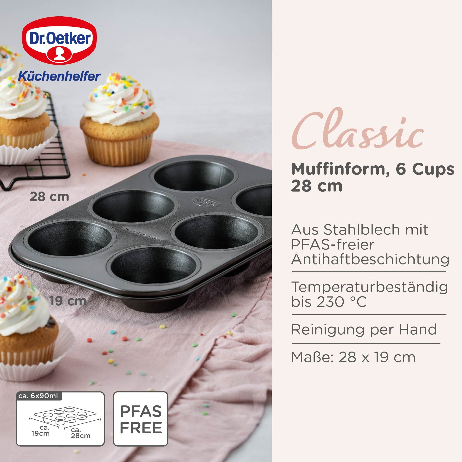 Muffinform Classic, 6er