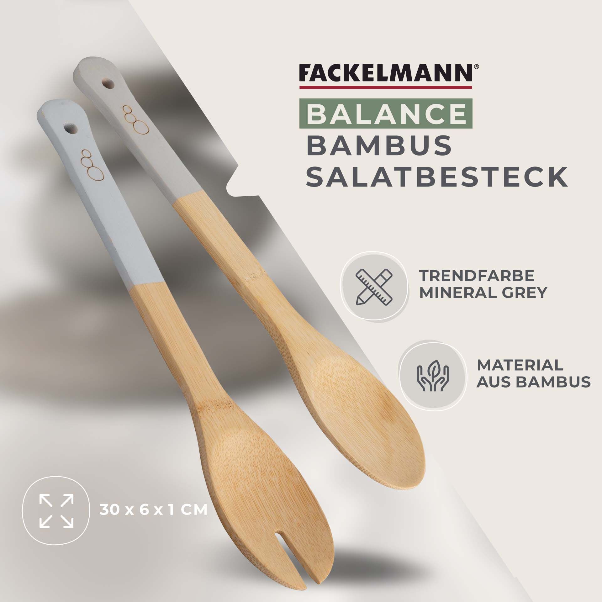 Salatbesteck Balance, Bambus, 2-teilig