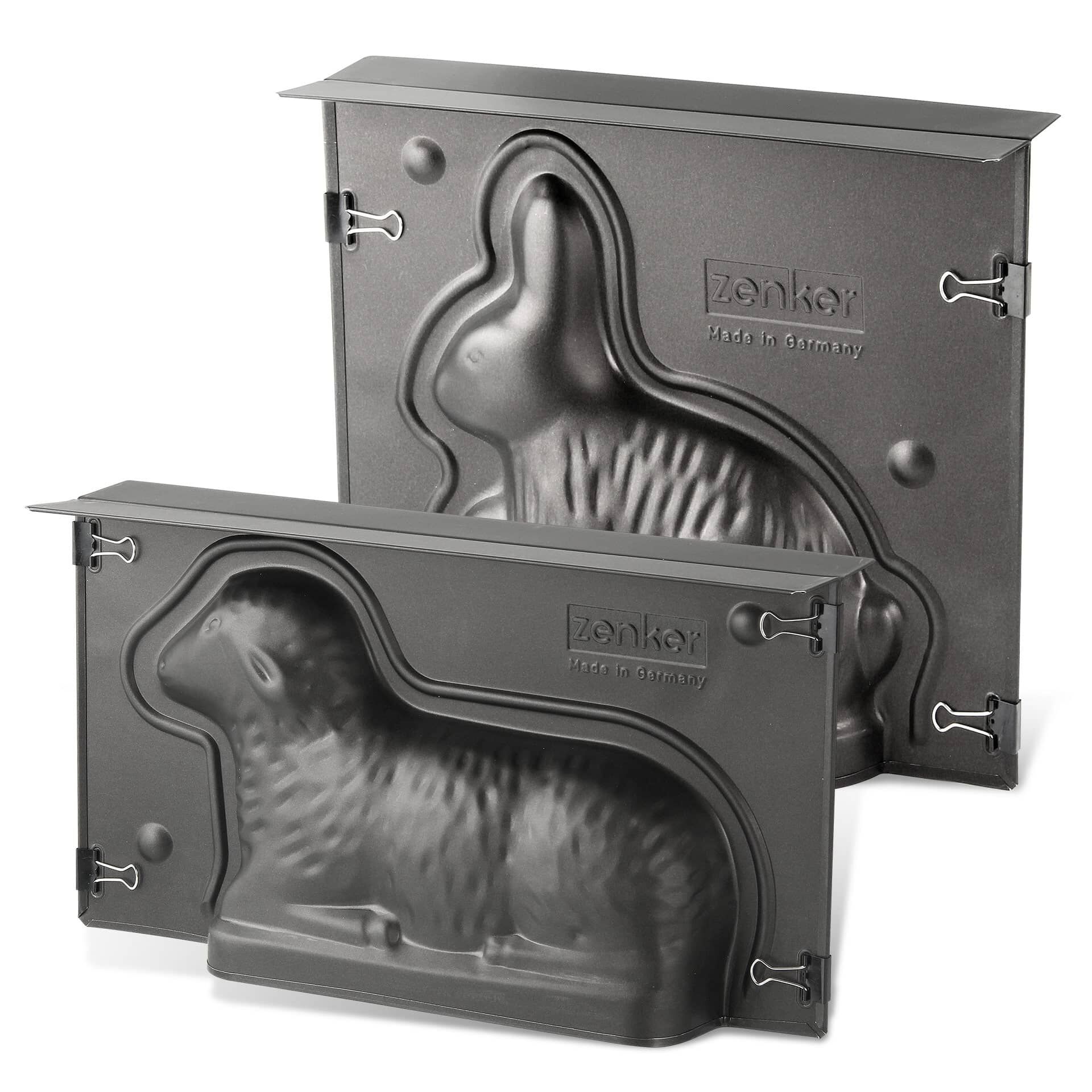 Backformen-Set "Hase und Lamm", 2-teilig