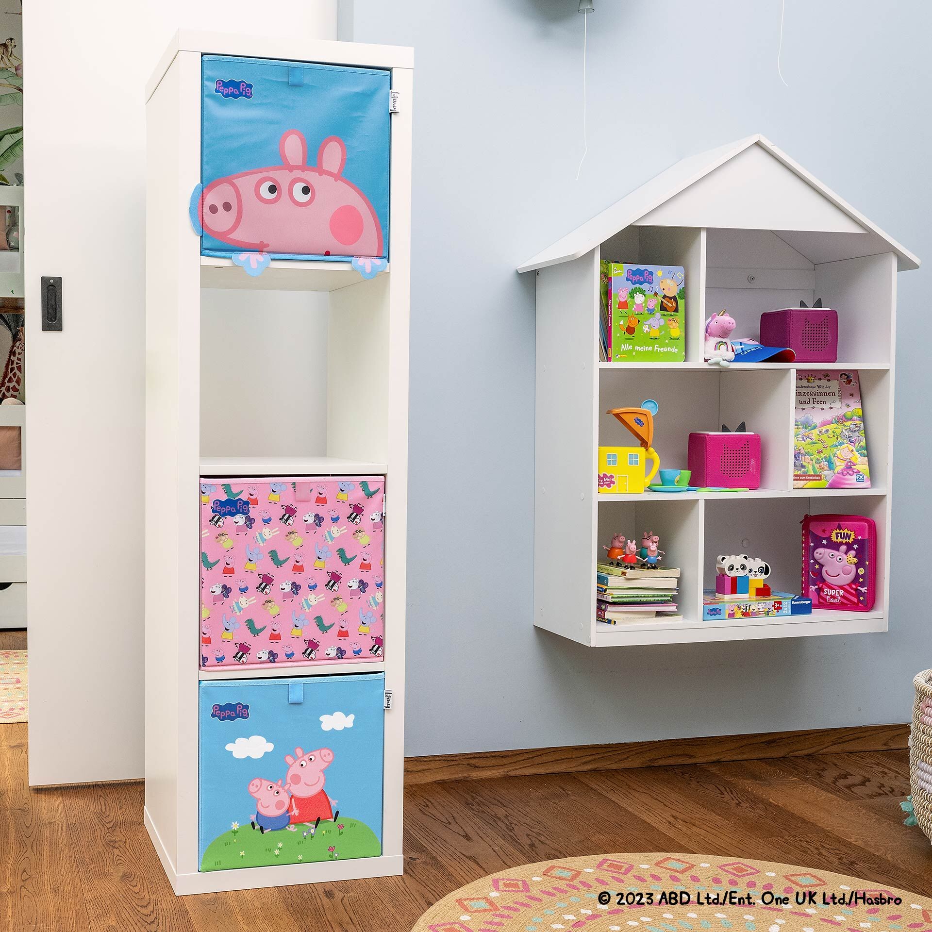 Aufbewahrungsbox Peppa Pig 3er Set, 33x33x33cm