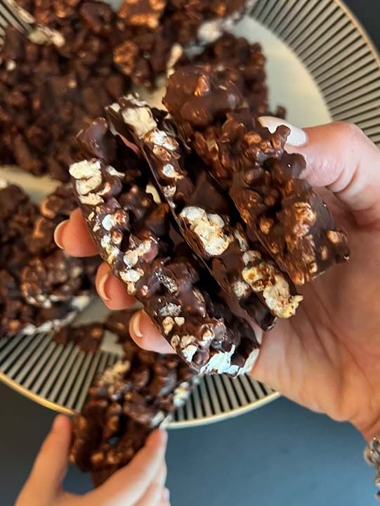 Chocolate Rice Crackers