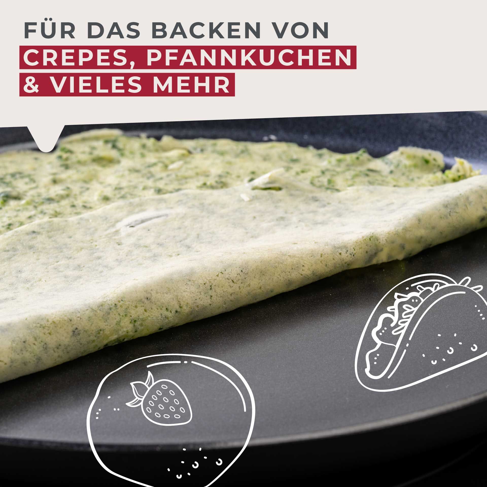 Crêpepfanne Brandao, Keramik, antihaft, Ø26cm