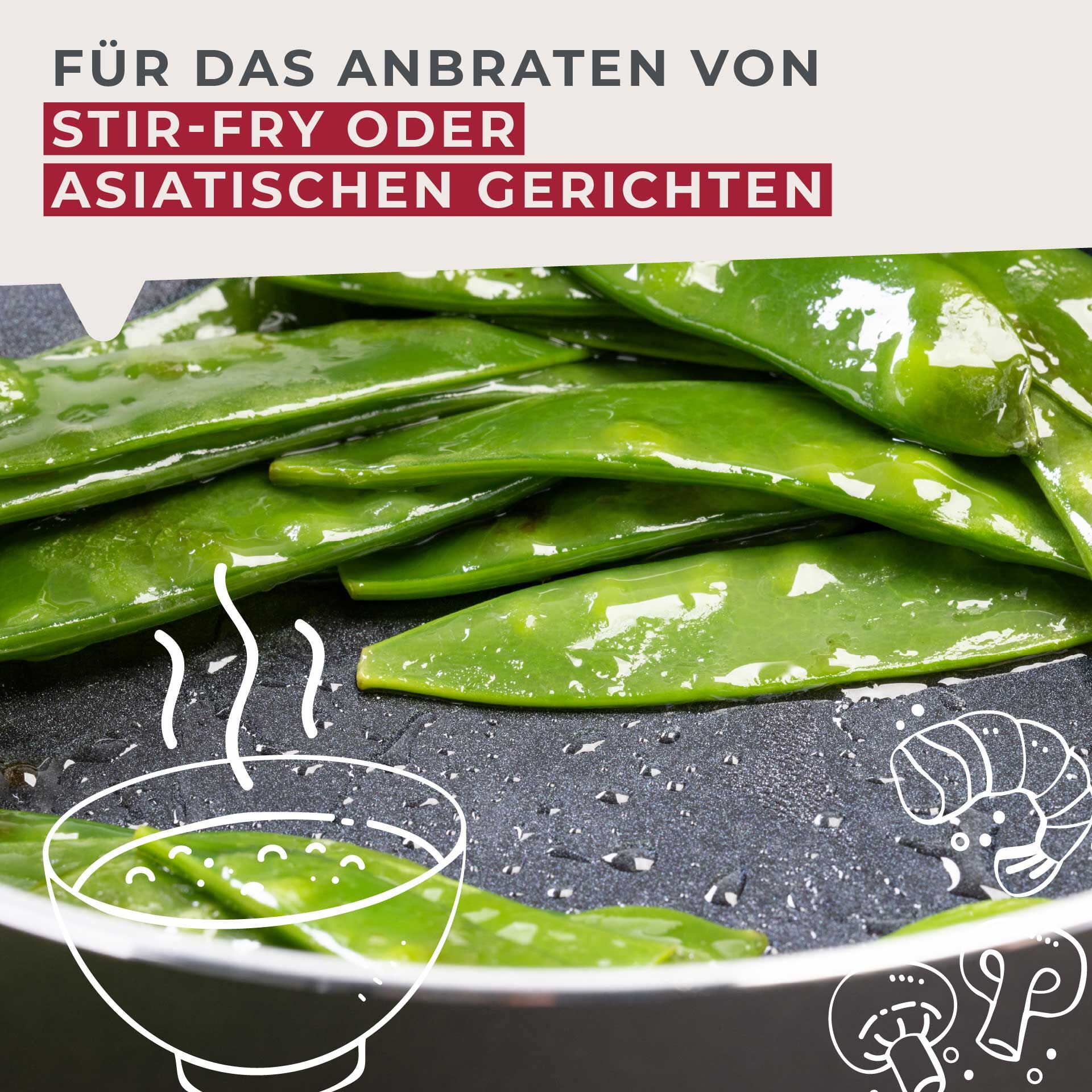 Wokpfanne Brandao, Keramik, antihaft, Ø20cm