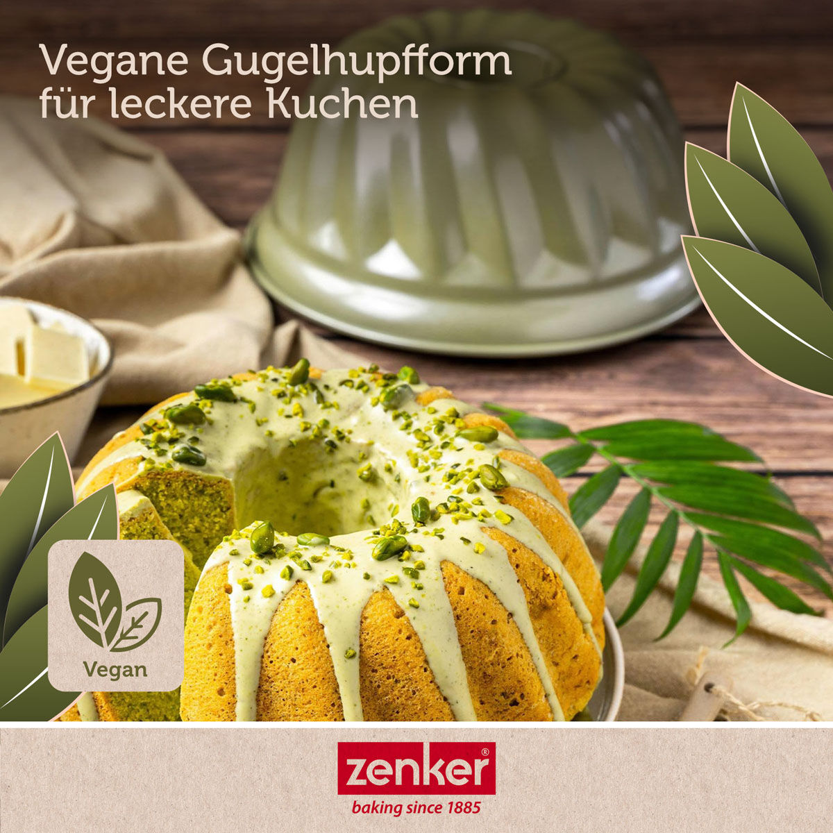 Gugelhupfform Green Vision, Ø25cm