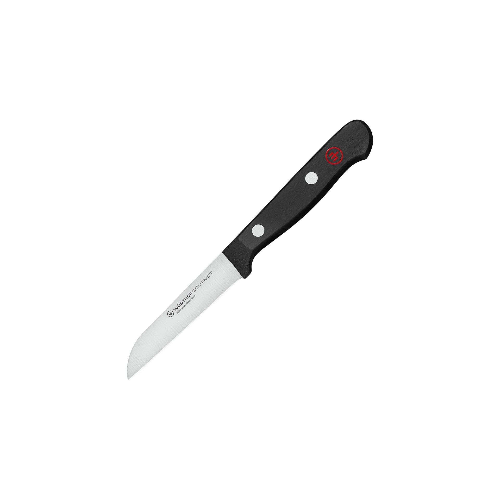 Gemüsemesser Gourmet, Edelstahl, 8cm Klinge
