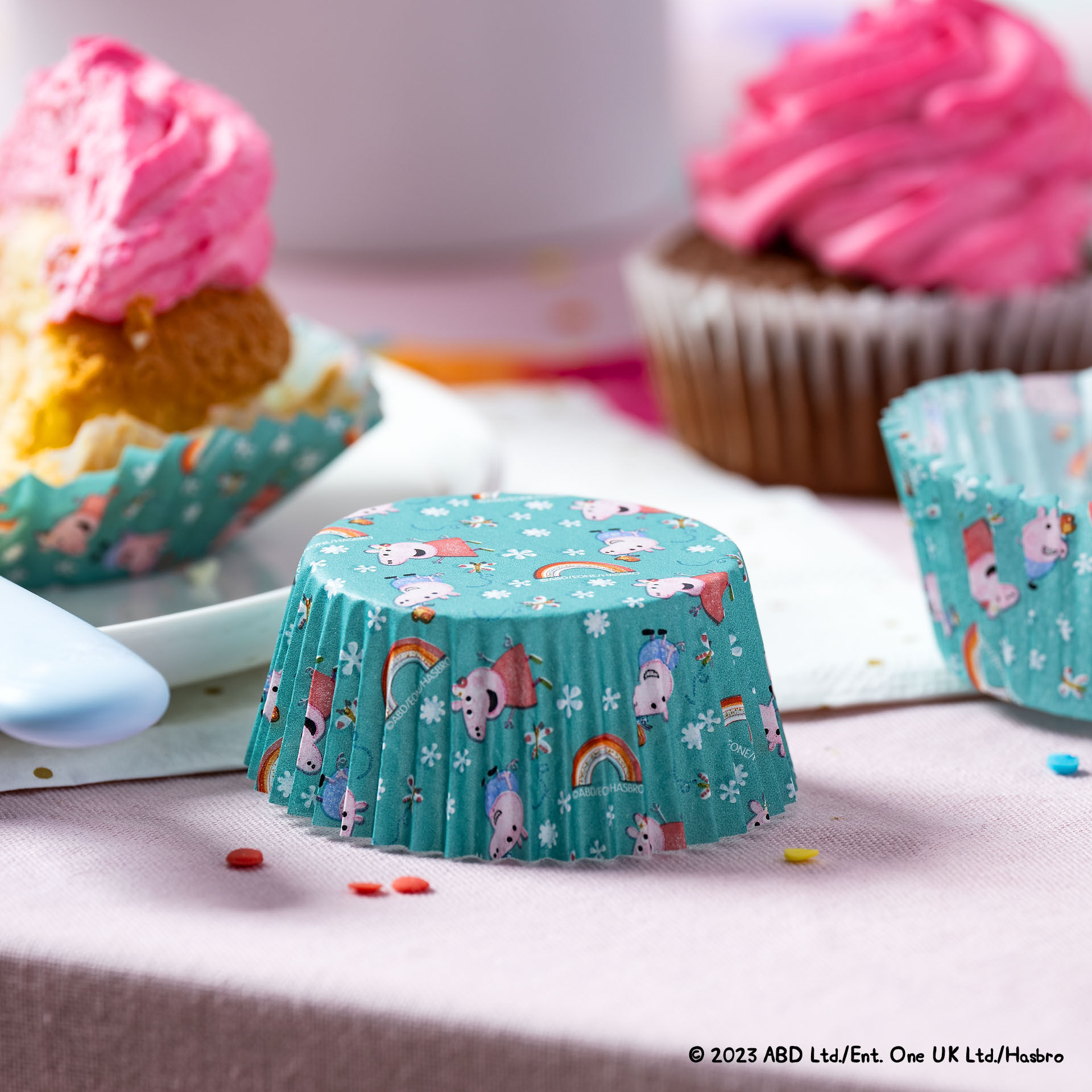 Muffinförmchen Peppa Pig, 50 Stk, Papier