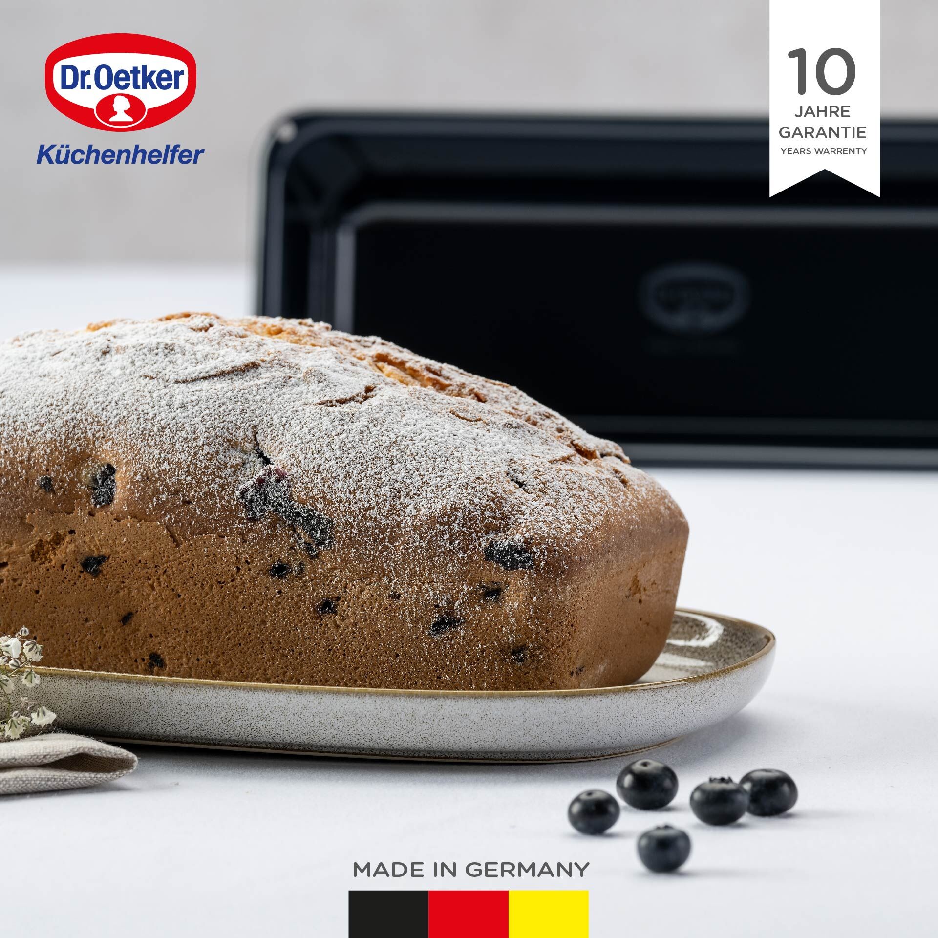 Kastenform Back-Liebe Emaille, 25cm