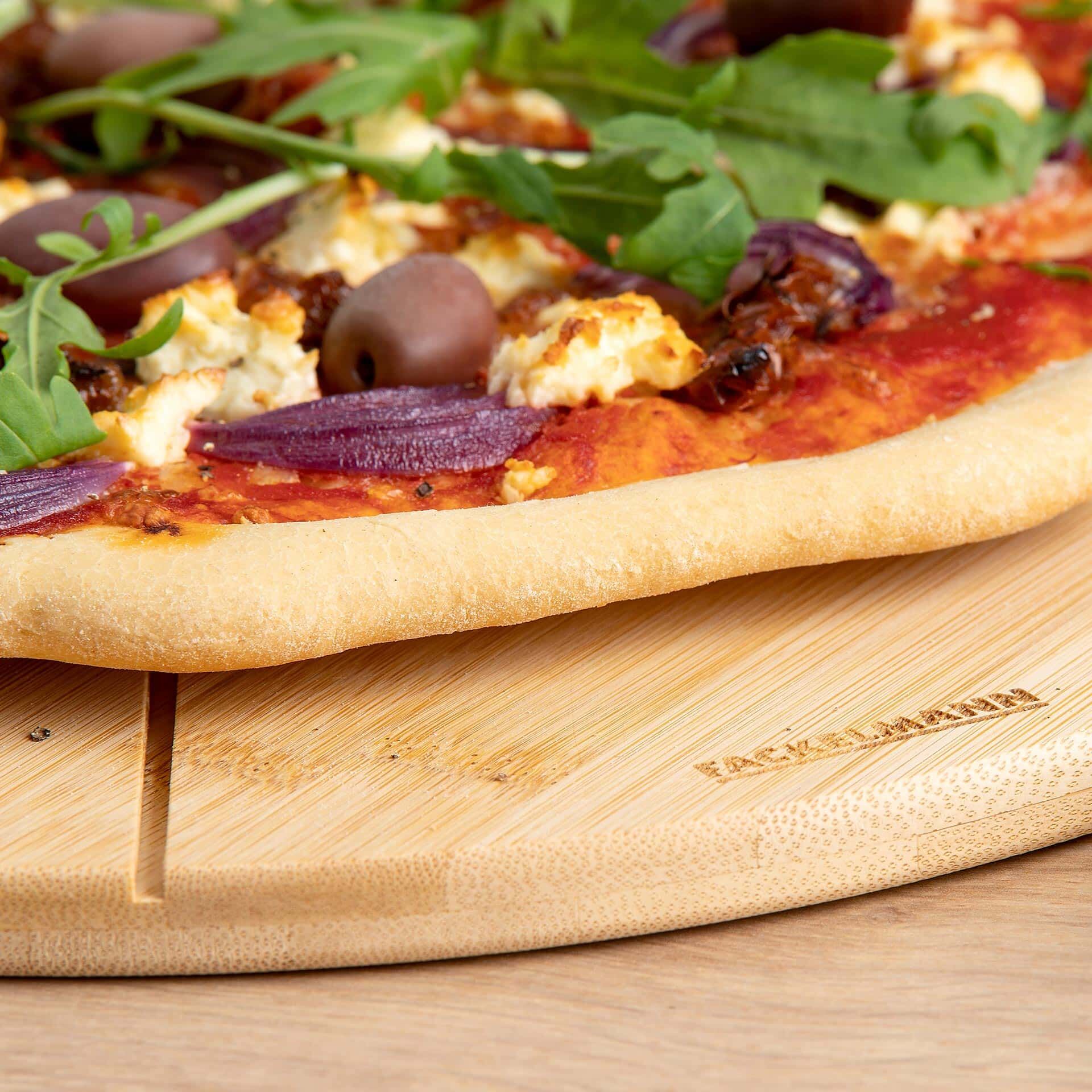 Schneidebrett mit Stückeinteilung, Ø32cm, FAIR