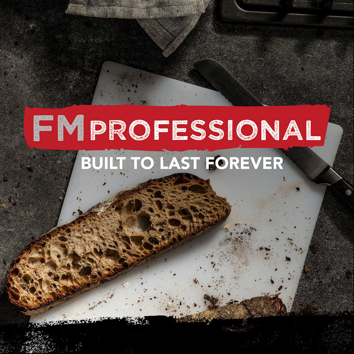 Schneidebrett HACCP für Backwaren, 45x30cm, weiß