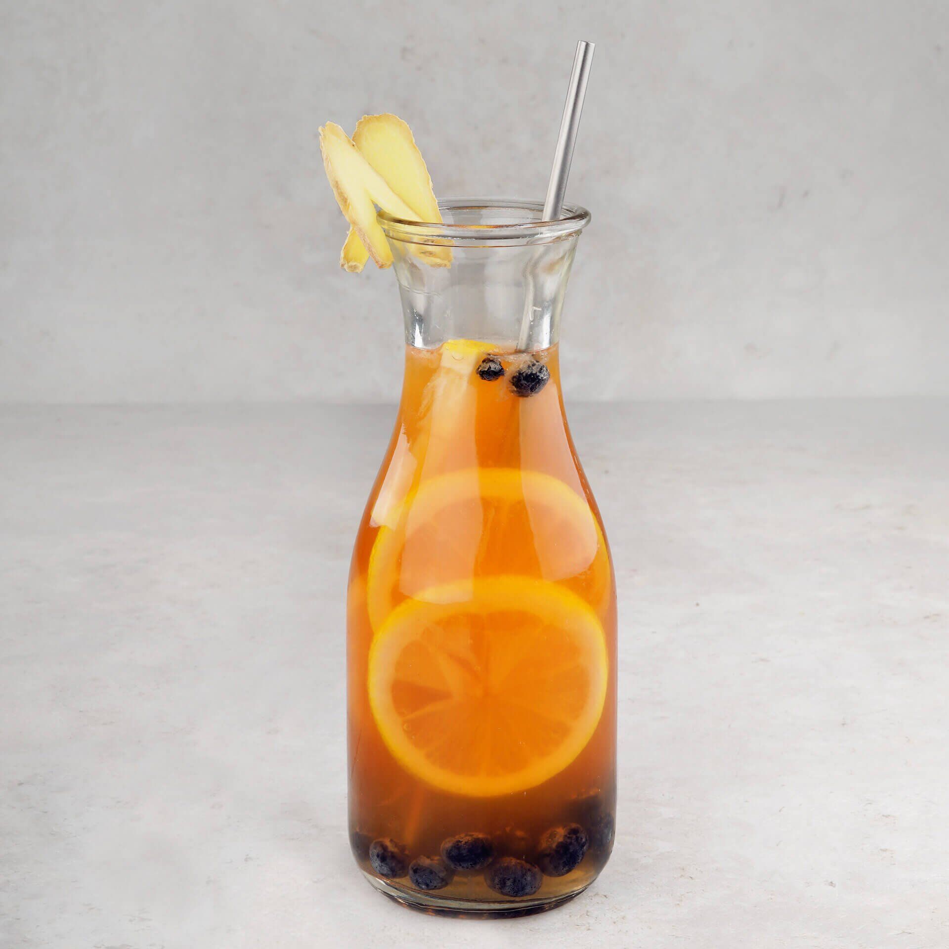 Strohhalm mit Bürste, Mehrweg, Edelstahl, 5-tlg.