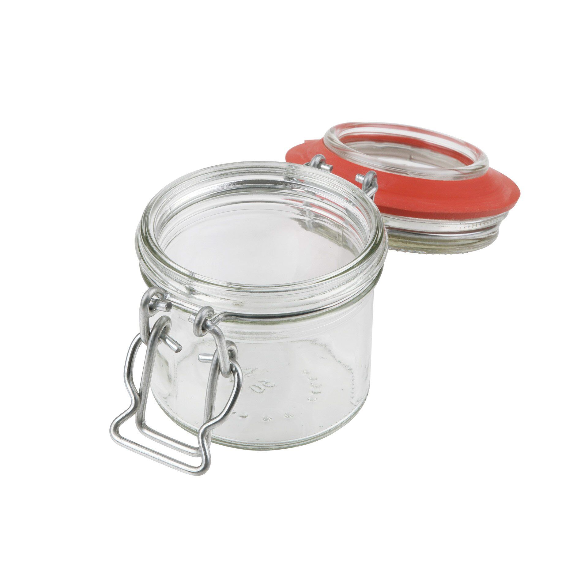 Einmachglas m. Bügelverschluss Liebevoll hausgemacht, 135 ml