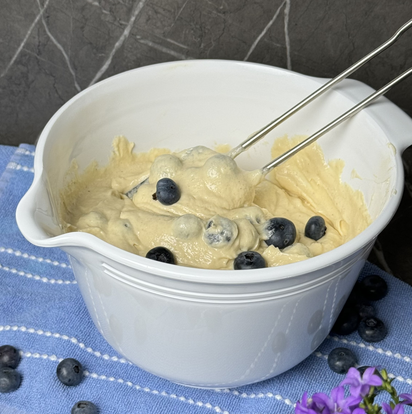 Blaubeer-Kuchen mit Joghurt