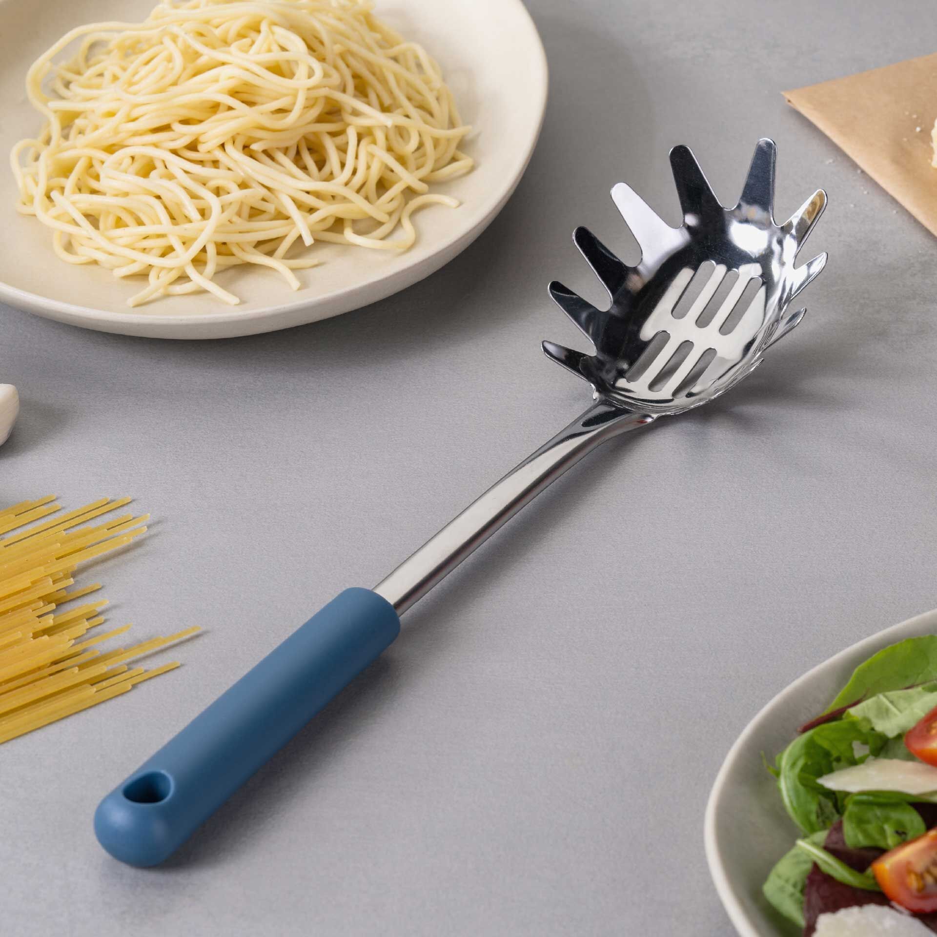Spaghettilöffel Essential, blau