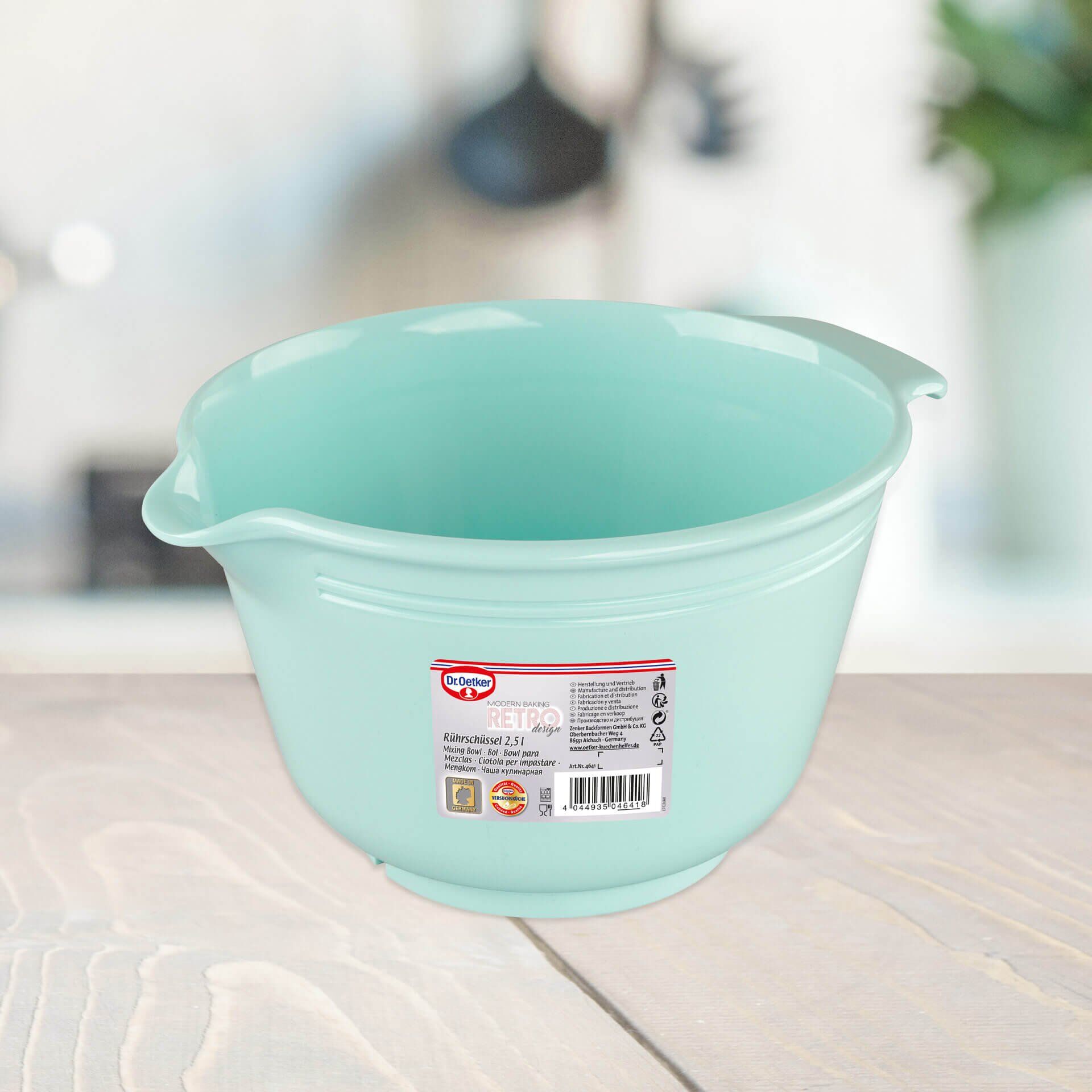 Rührschüssel Modern Baking Retro Design, 2,5 l, pastellgrün