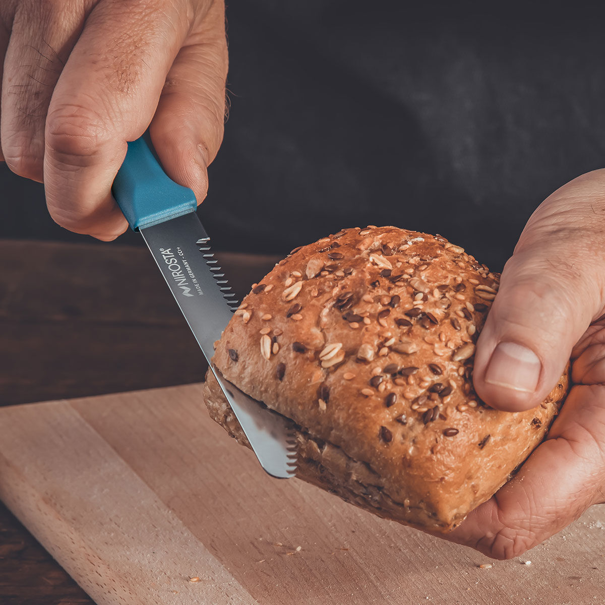 Frühstücksmesser Elemental, 11cm Klinge, blau