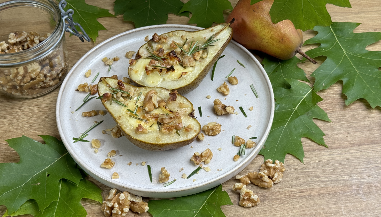 Gebackene Birne Gebackene Birne