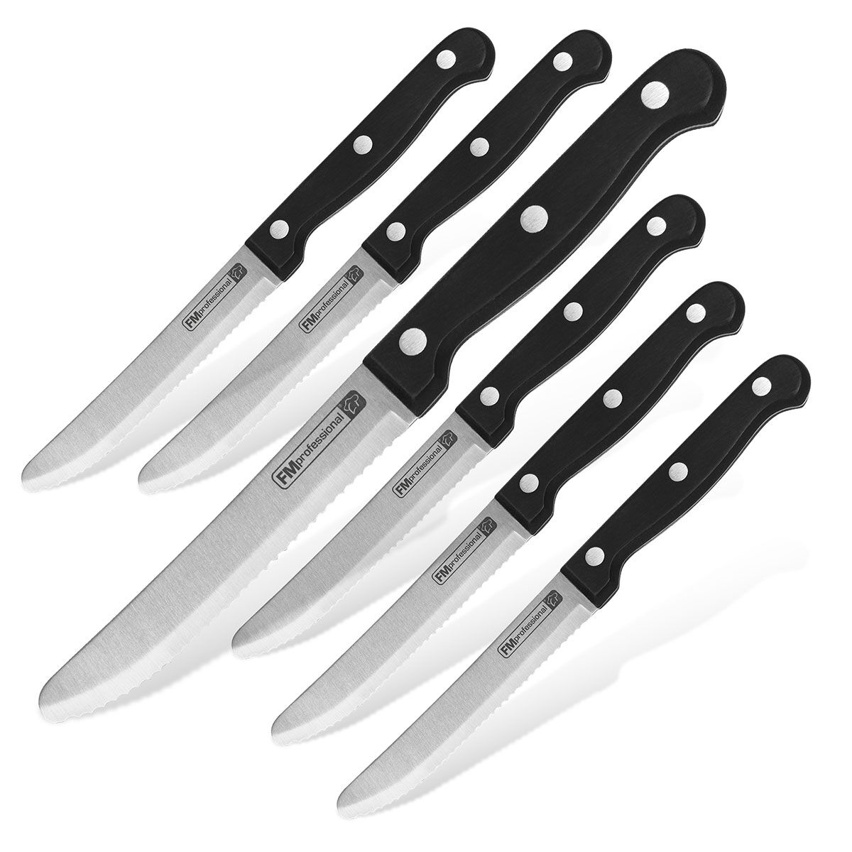 Steakmesser / Pizzamesser, 6 Stück