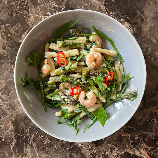 Spargel-Pasta mit Bärlauch
