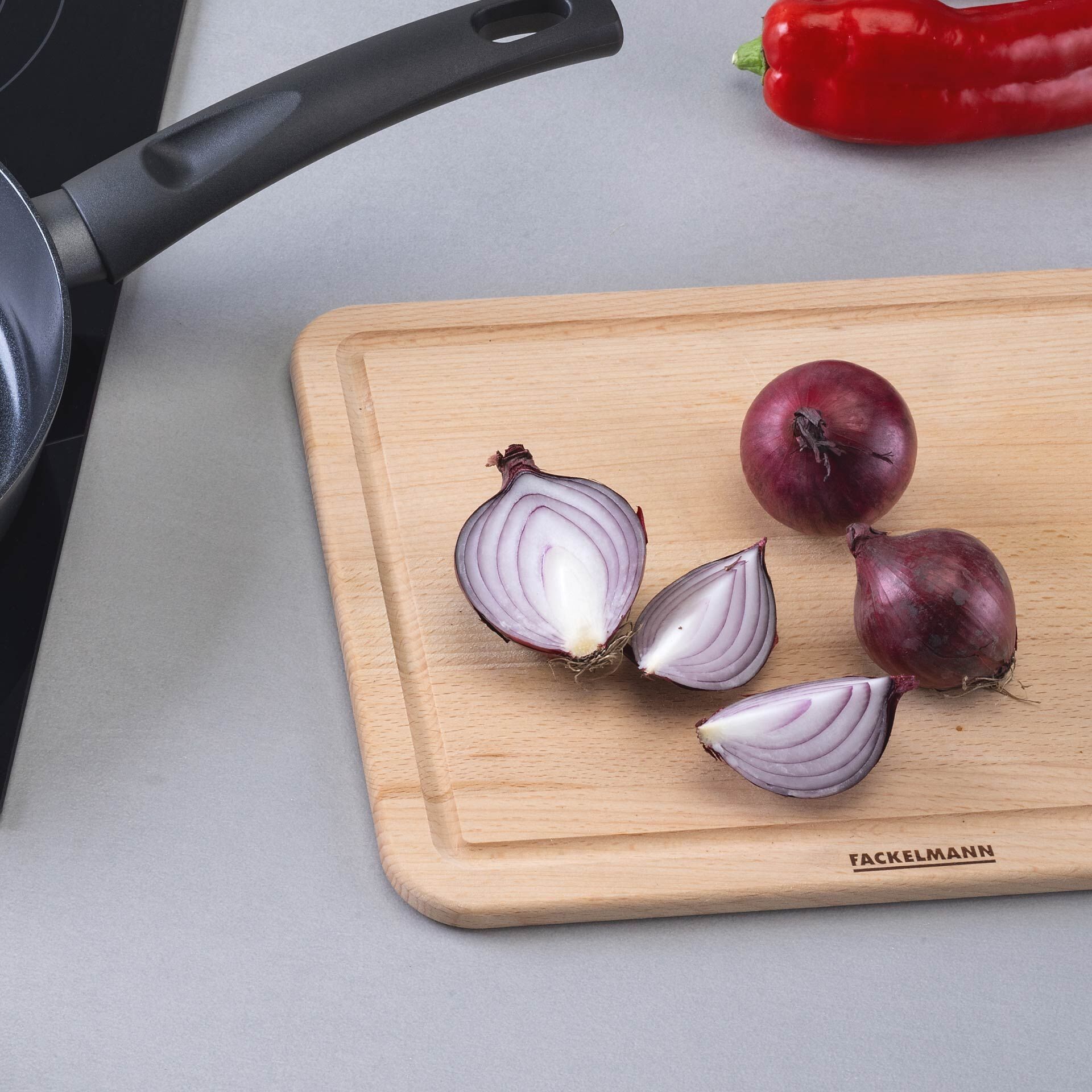 Schneidebrett FSC™-zertifizierte Buche, 23x30cm