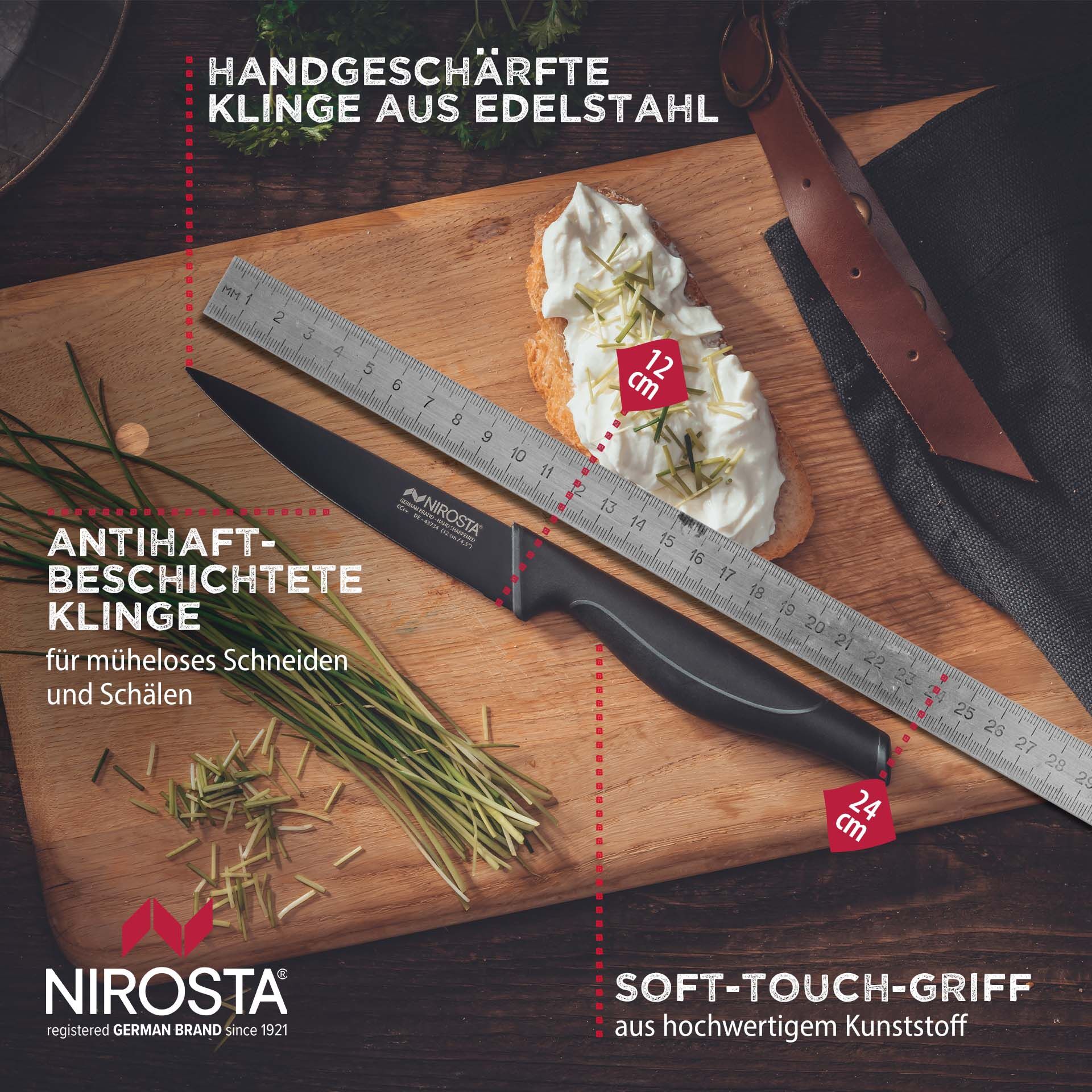 Spickmesser Wave, 12cm Klinge