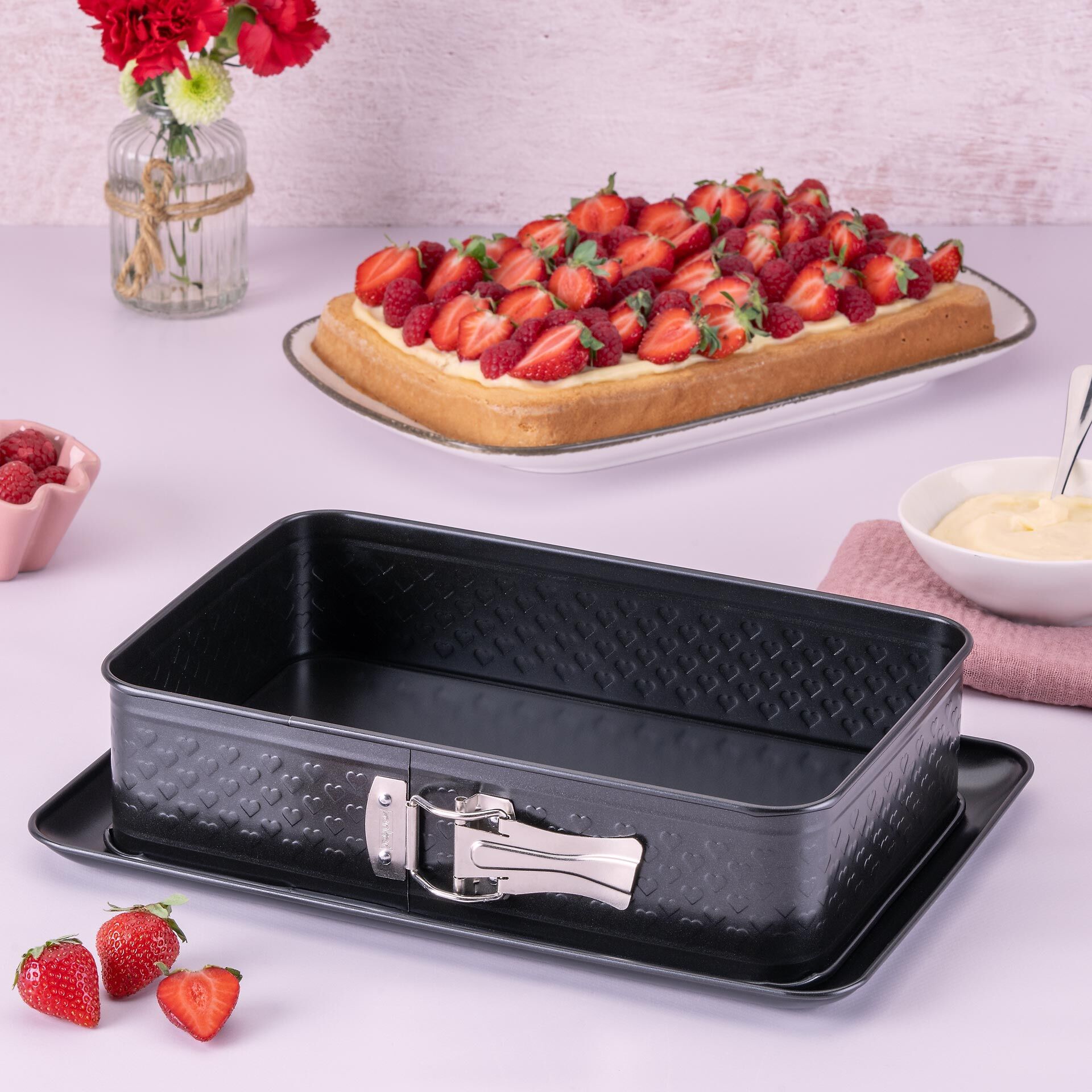 Springform rechteckig Beloved+, 28x18cm