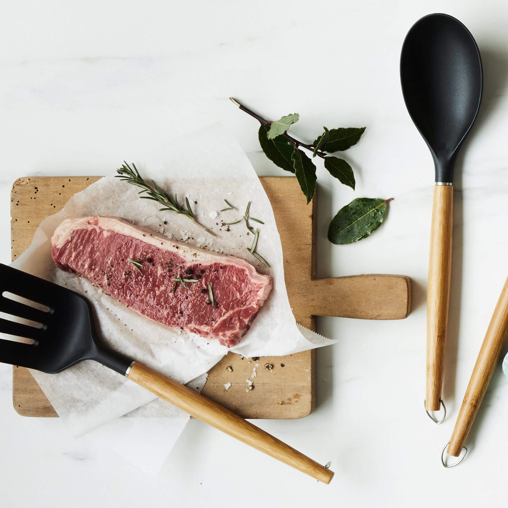 Pfannenwender mit Schlitzen Bamboo, 33cm