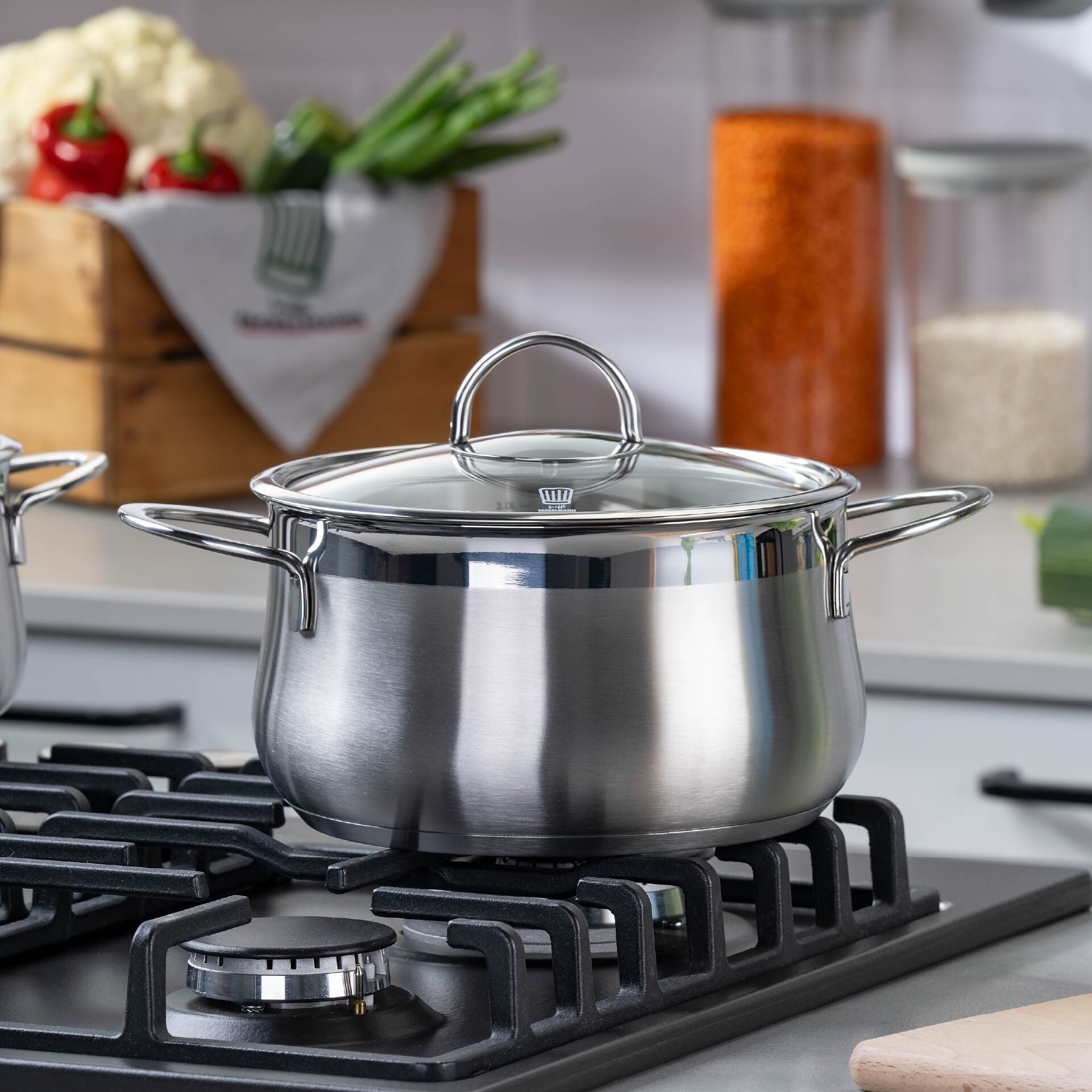 Kochtopf mit Glasdeckel Leipzig, Ø20cm