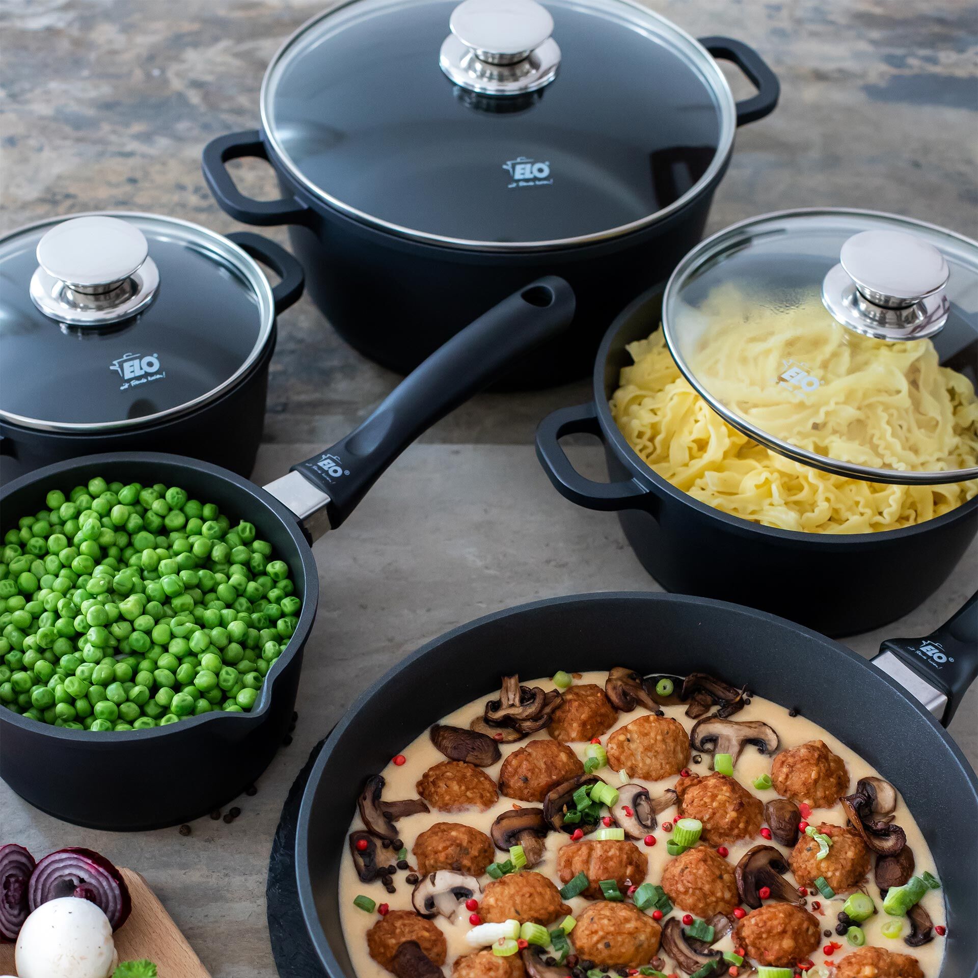 Kochtopf mit Deckel Alucast, Ø24cm