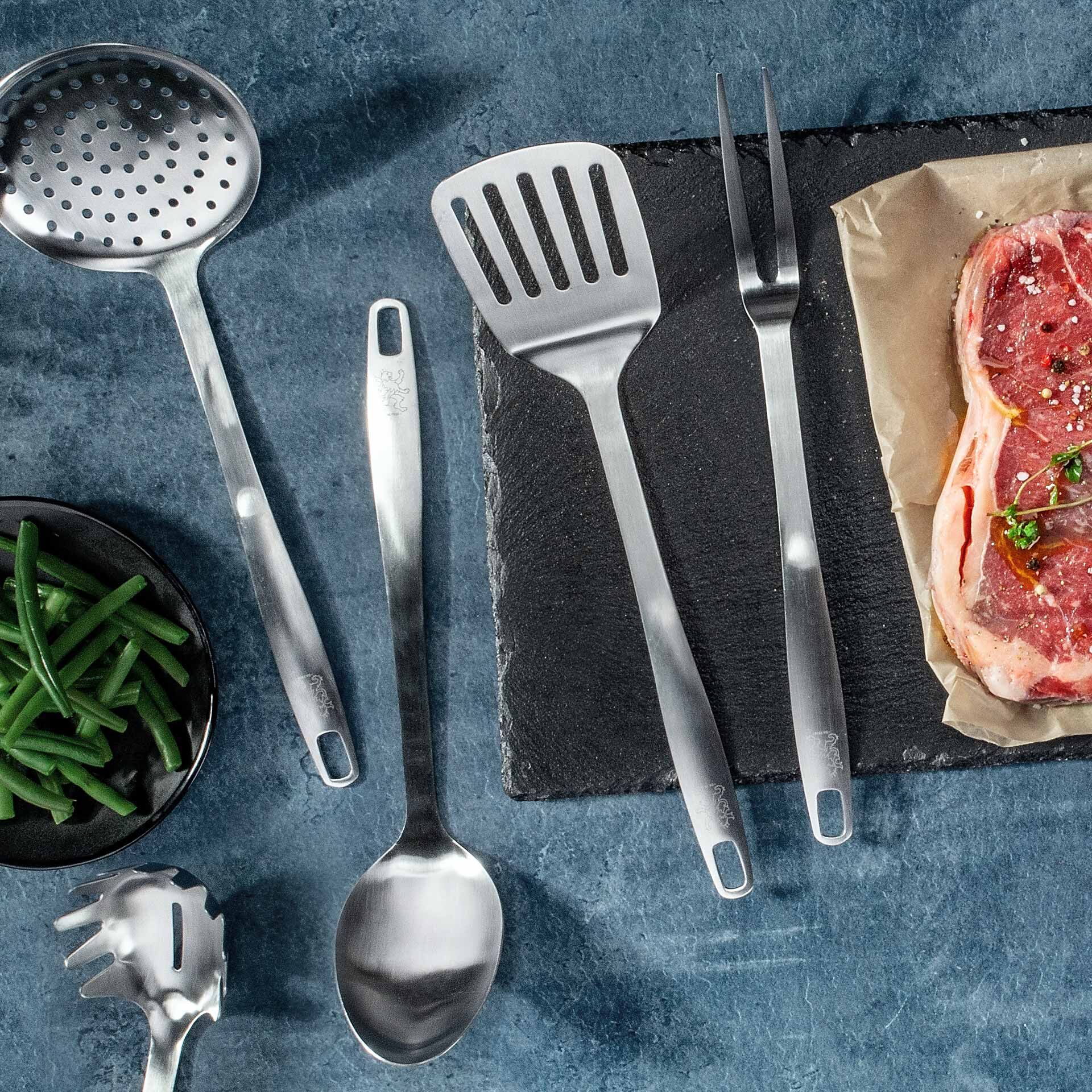 Küchenhelfer-Set "Satin", 6-teilig