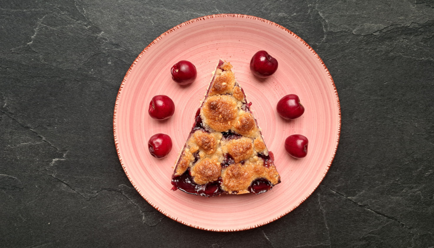 Streuselkuchen mit Kirschen Streuselkuchen mit Kirschen