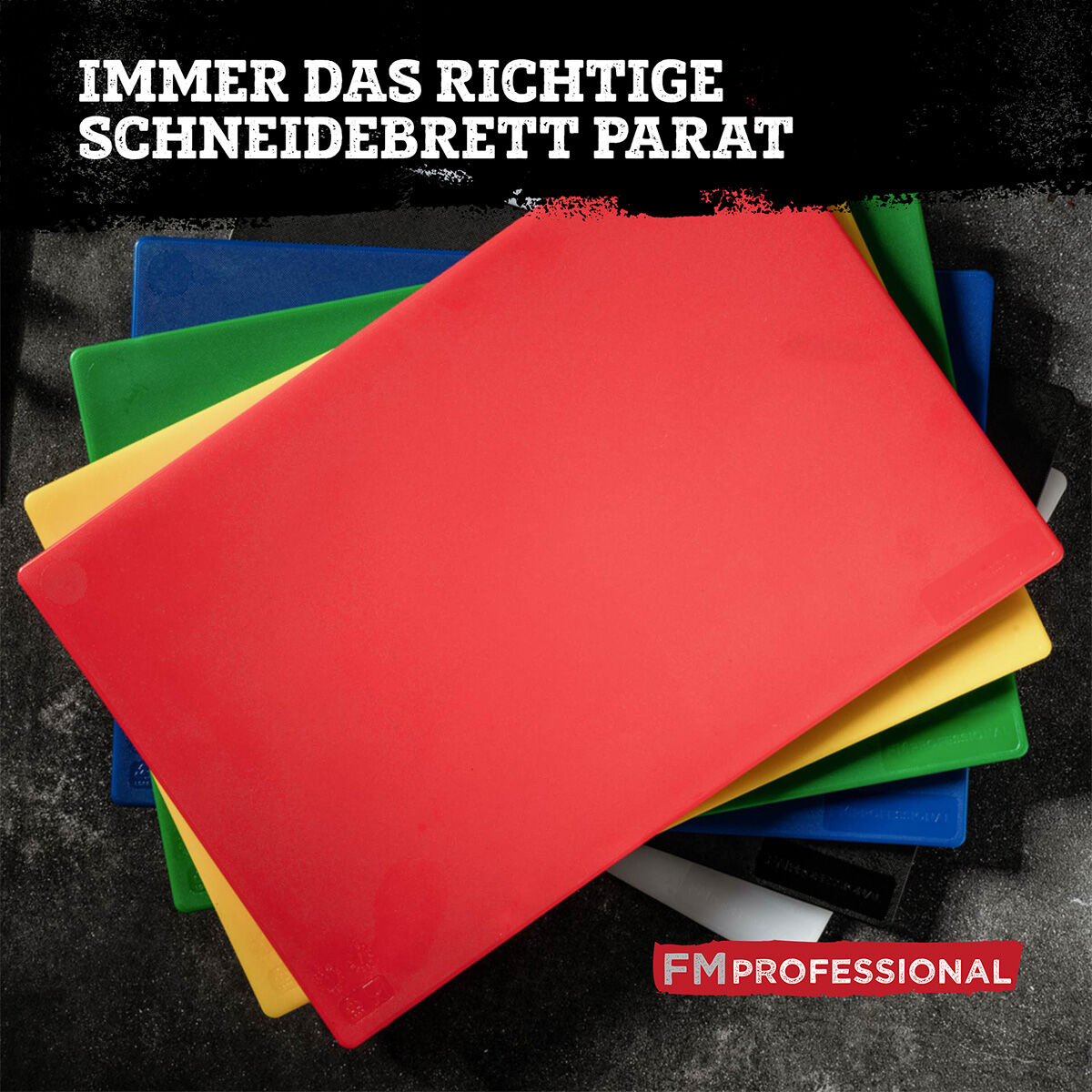 Schneidebrett HACCP für Backwaren, 45x30cm, weiß