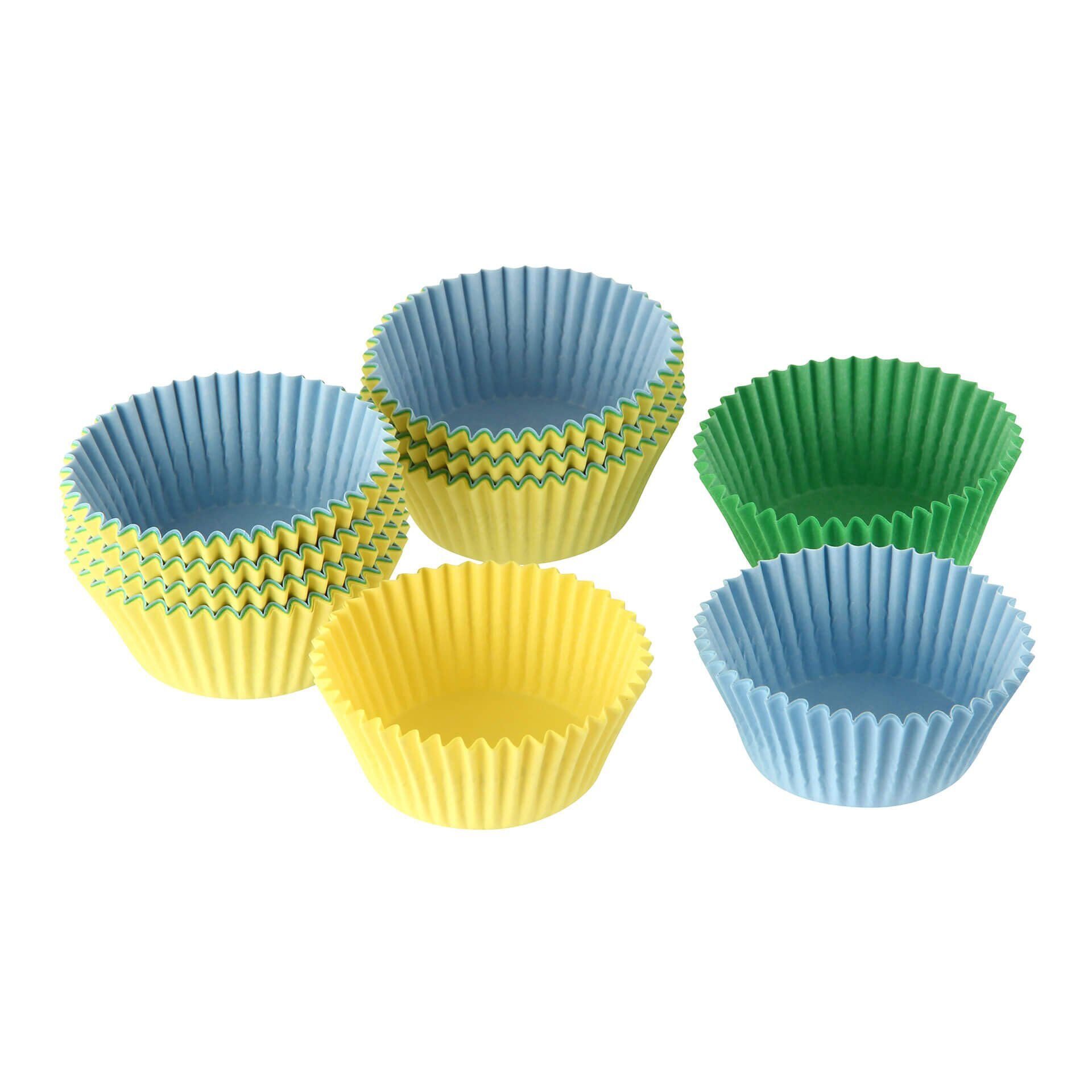 Muffinförmchen bunt, Ø5cm, 150 Stk, Papier
