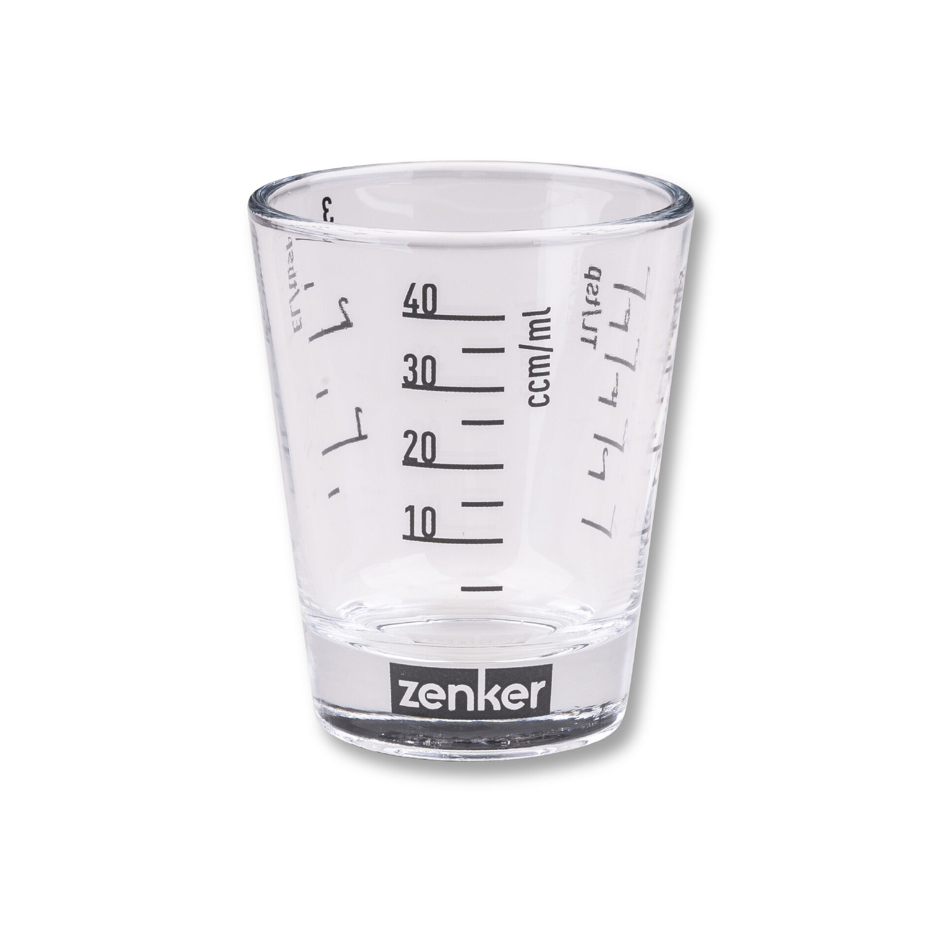 Mini-Messbecher, Glas, 40ml