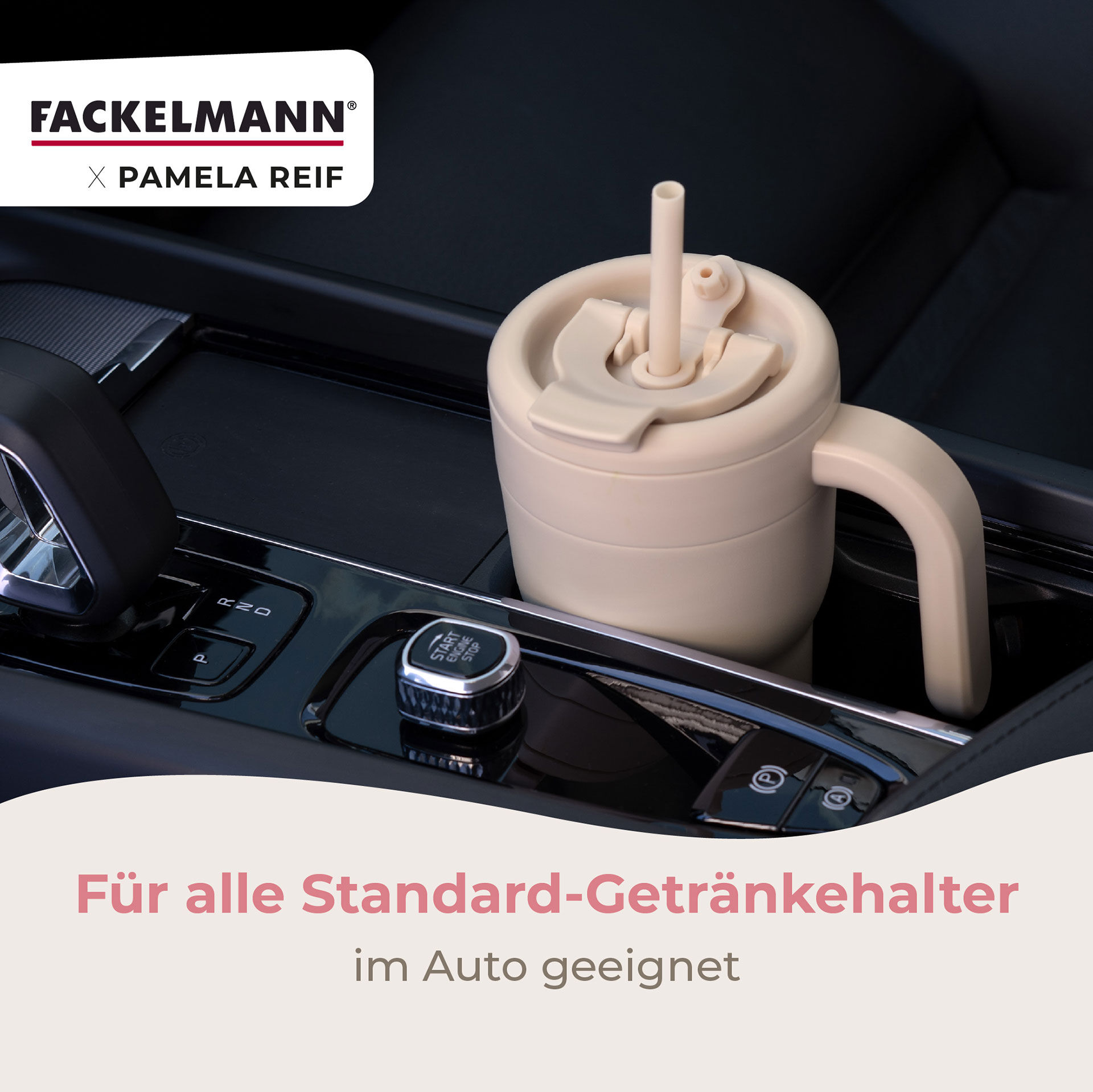 Pamela Reif Thermotrinkbecher Pastell Beige, 420ml