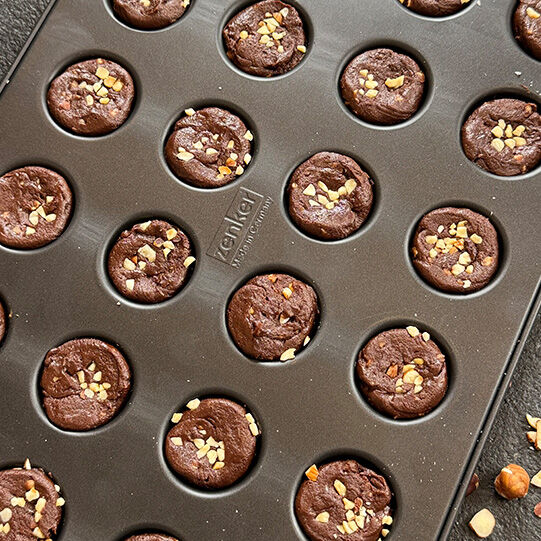 Schoko-Engelsaugen vom Zenker Engelsaugen-Backblech