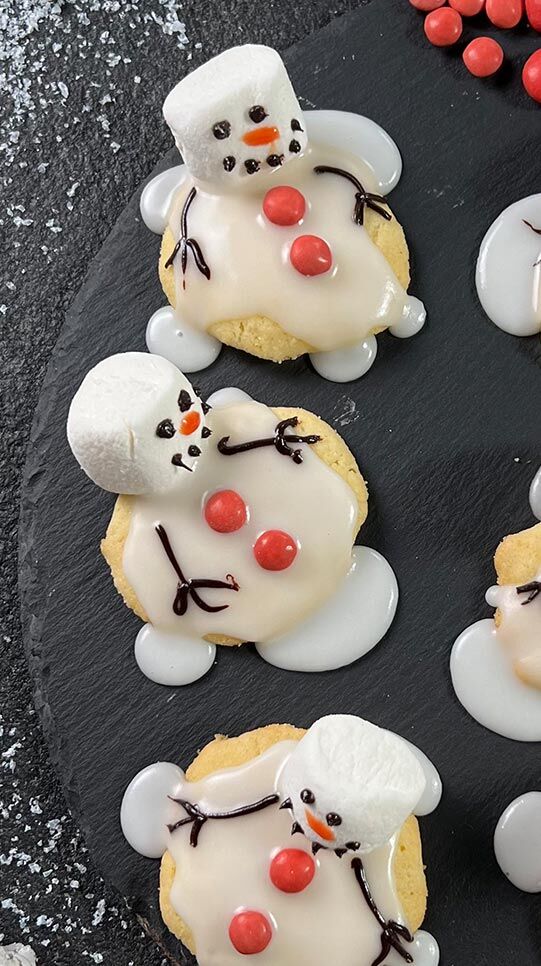 Schneemann-Cookies
