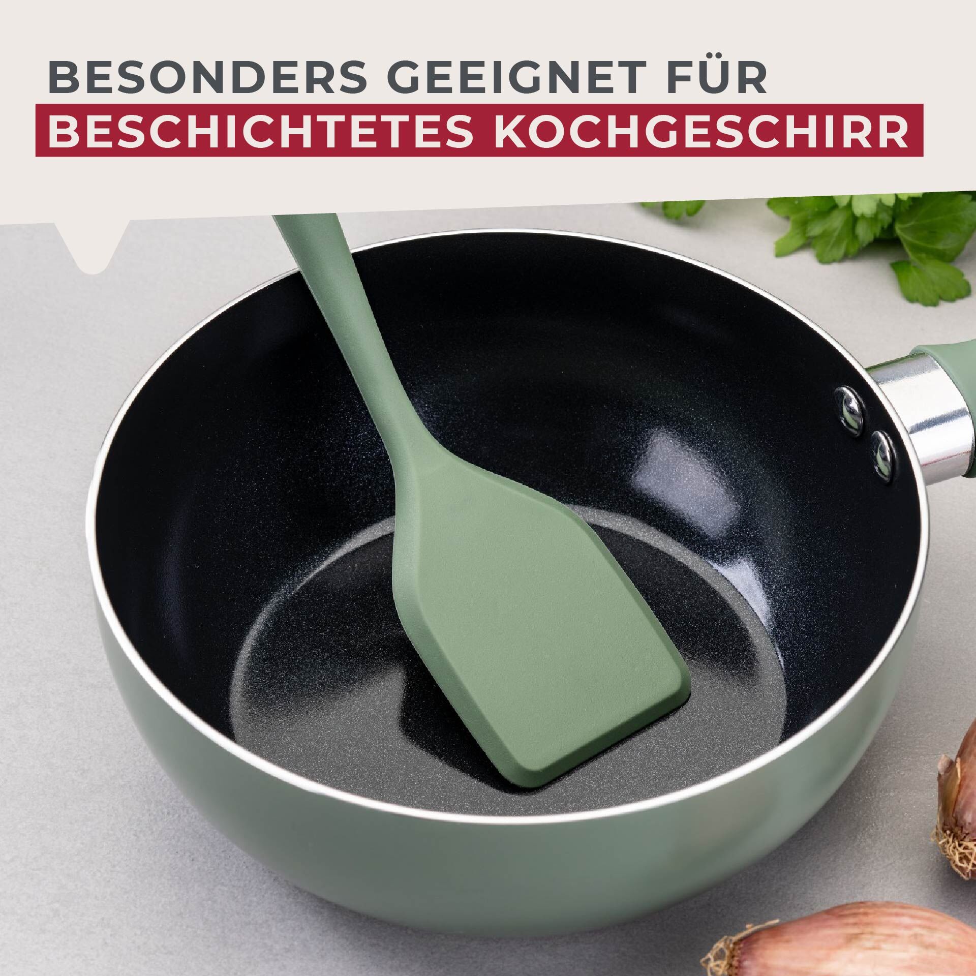 Pfannenwender Mini Cooking, grün