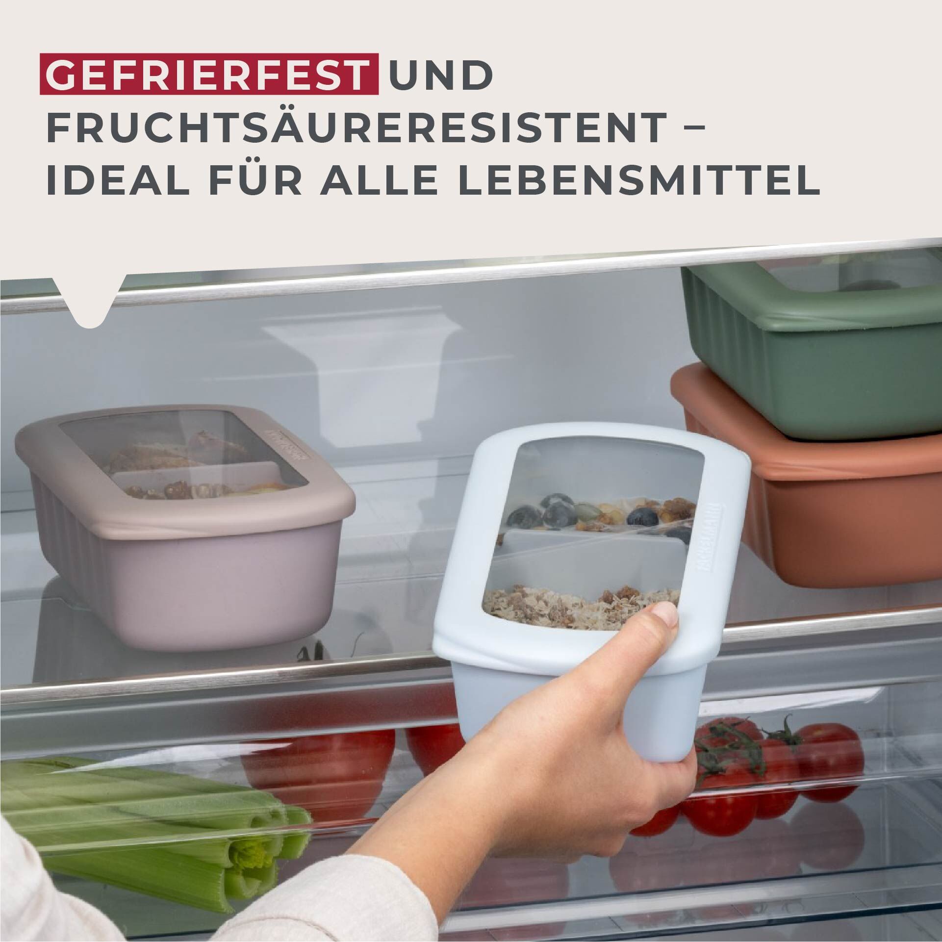 Flexibox Be The Move, blau, 1000ml, 3-tlg.