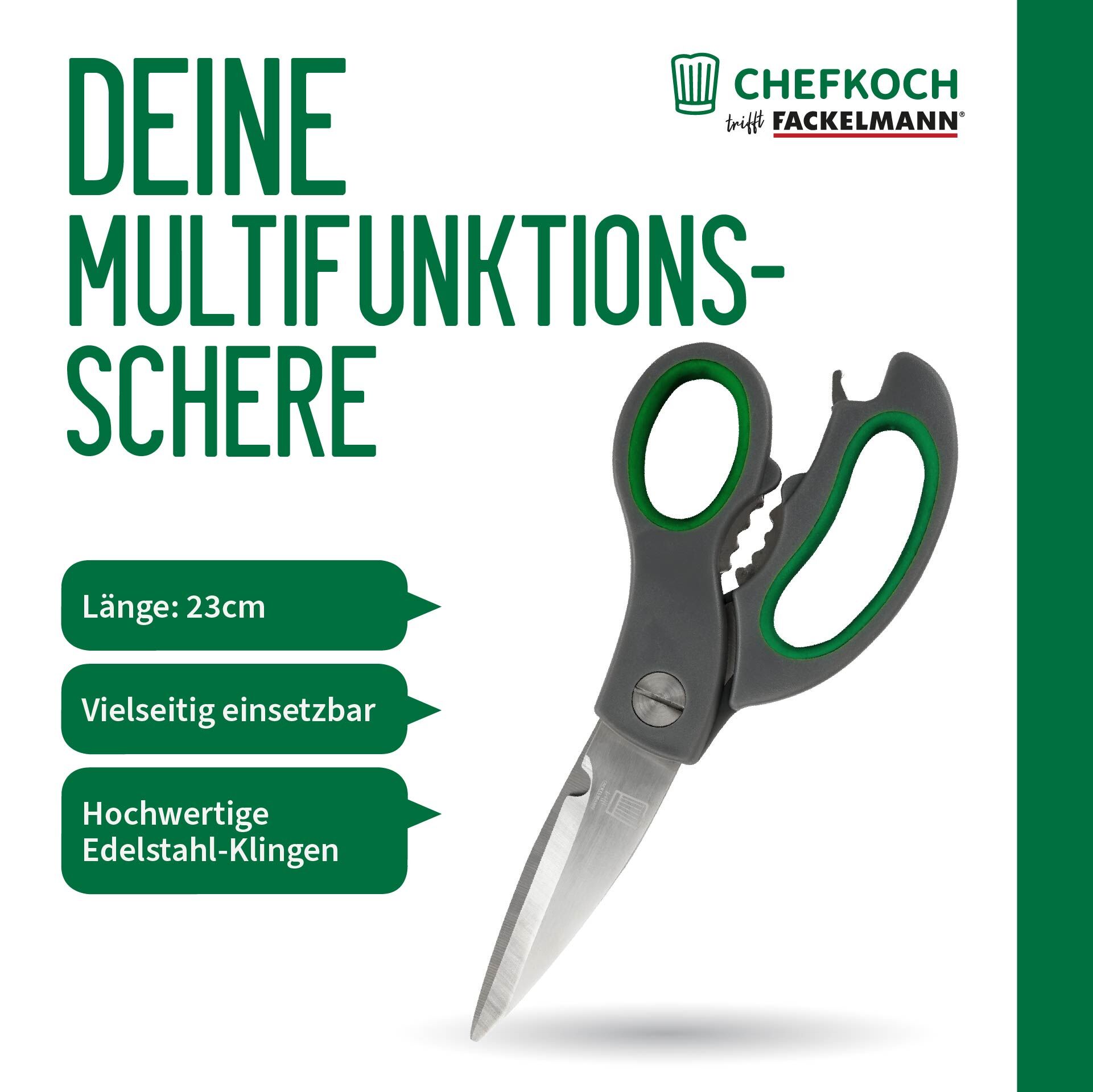 Multifunktionsschere, 23cm