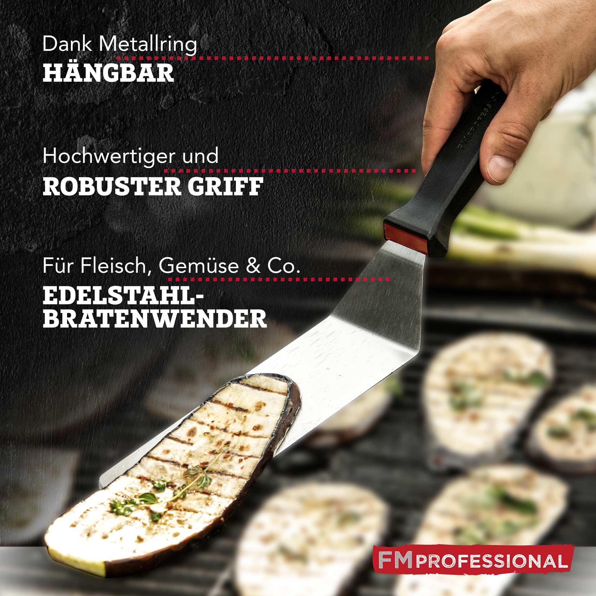 Bratenwender Presist, gewinkelt, 24x7cm