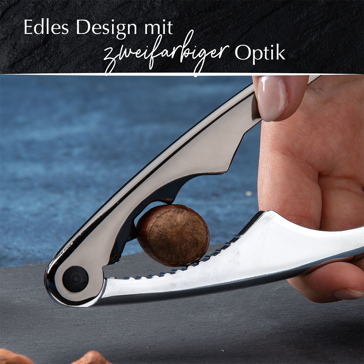 Nussknacker, 17cm, zweifarbig