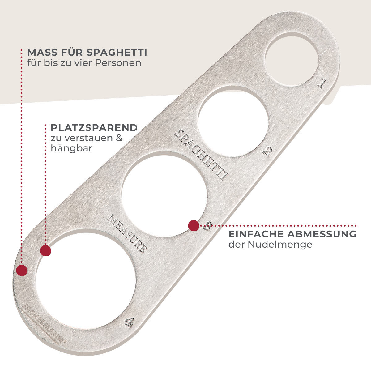 Spaghetti Maß