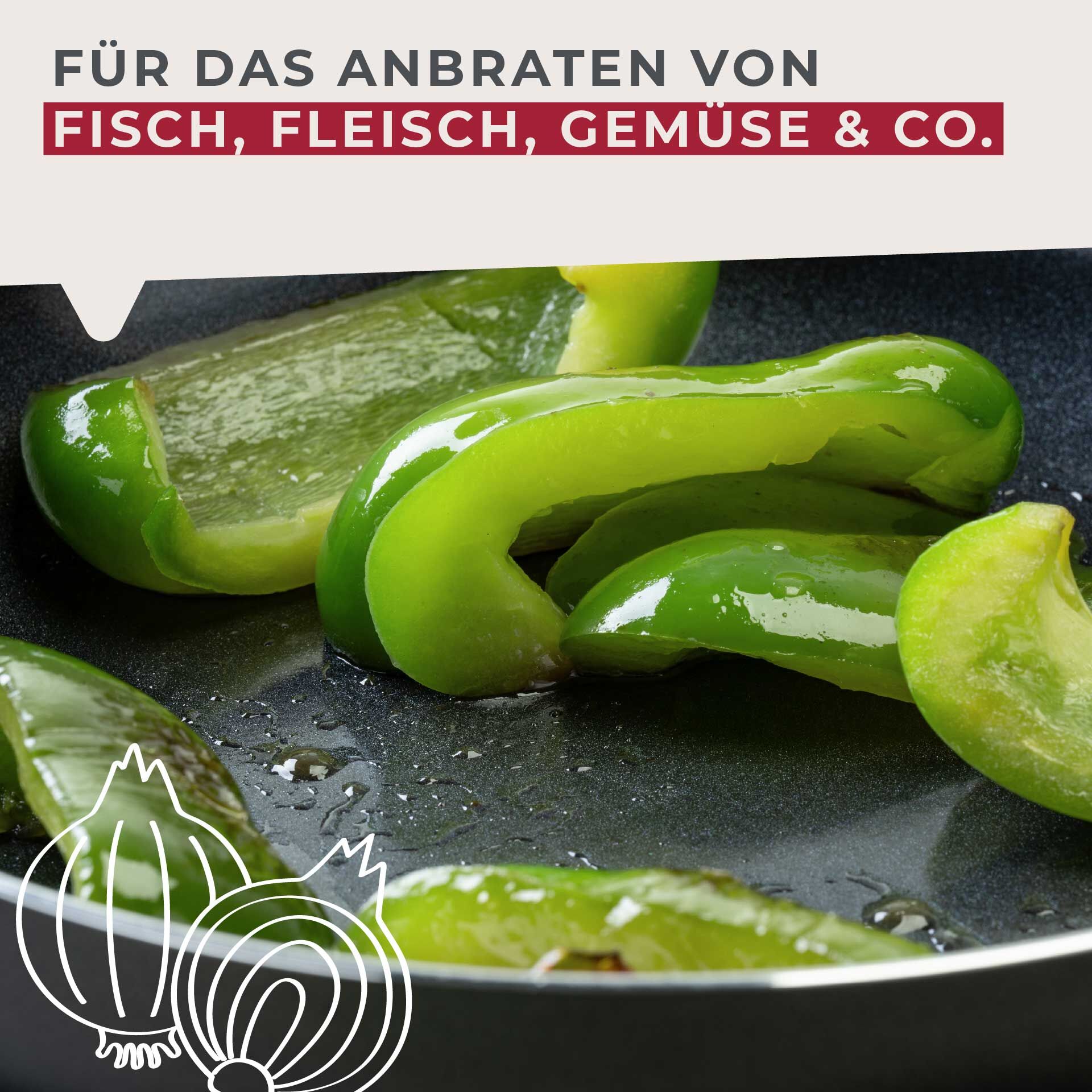 Bratpfanne Brandao, Keramik, antihaft, Ø24cm