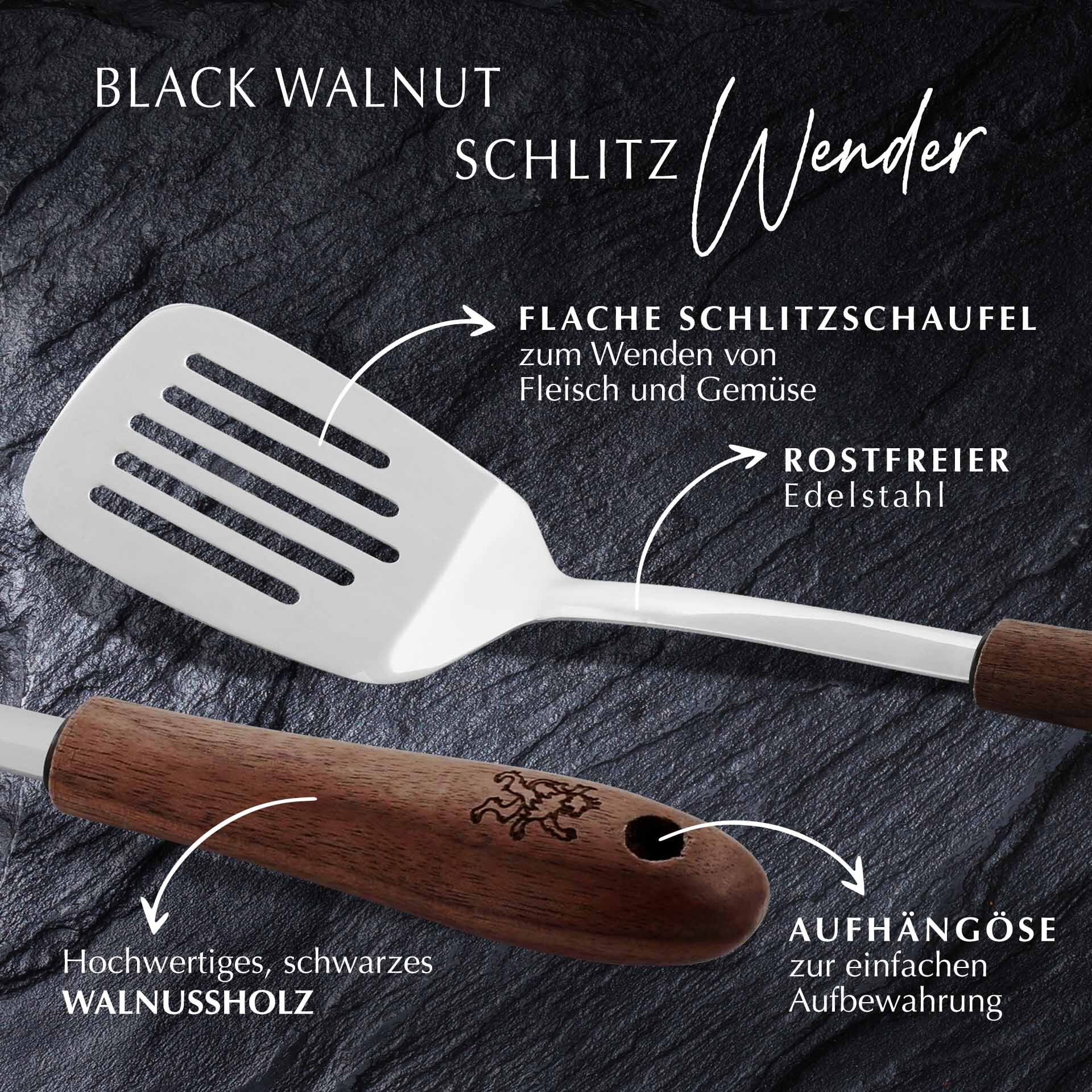 Schlitzwender Black Walnut, 32cm, Walnussholz