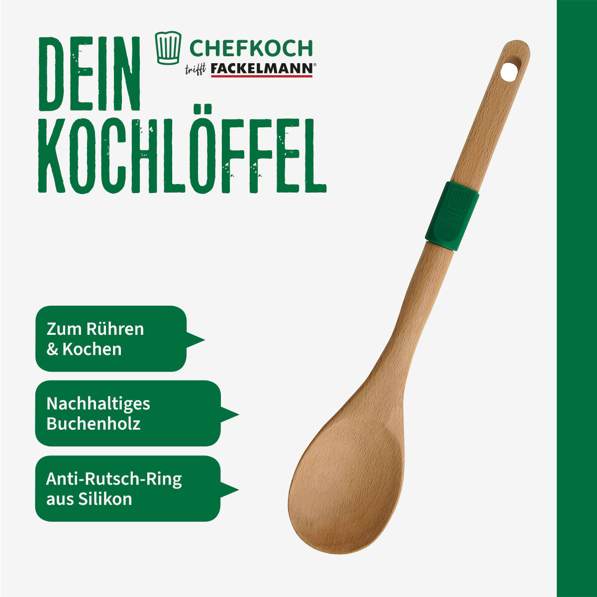 Kochlöffel Wien, 31cm, Buche
