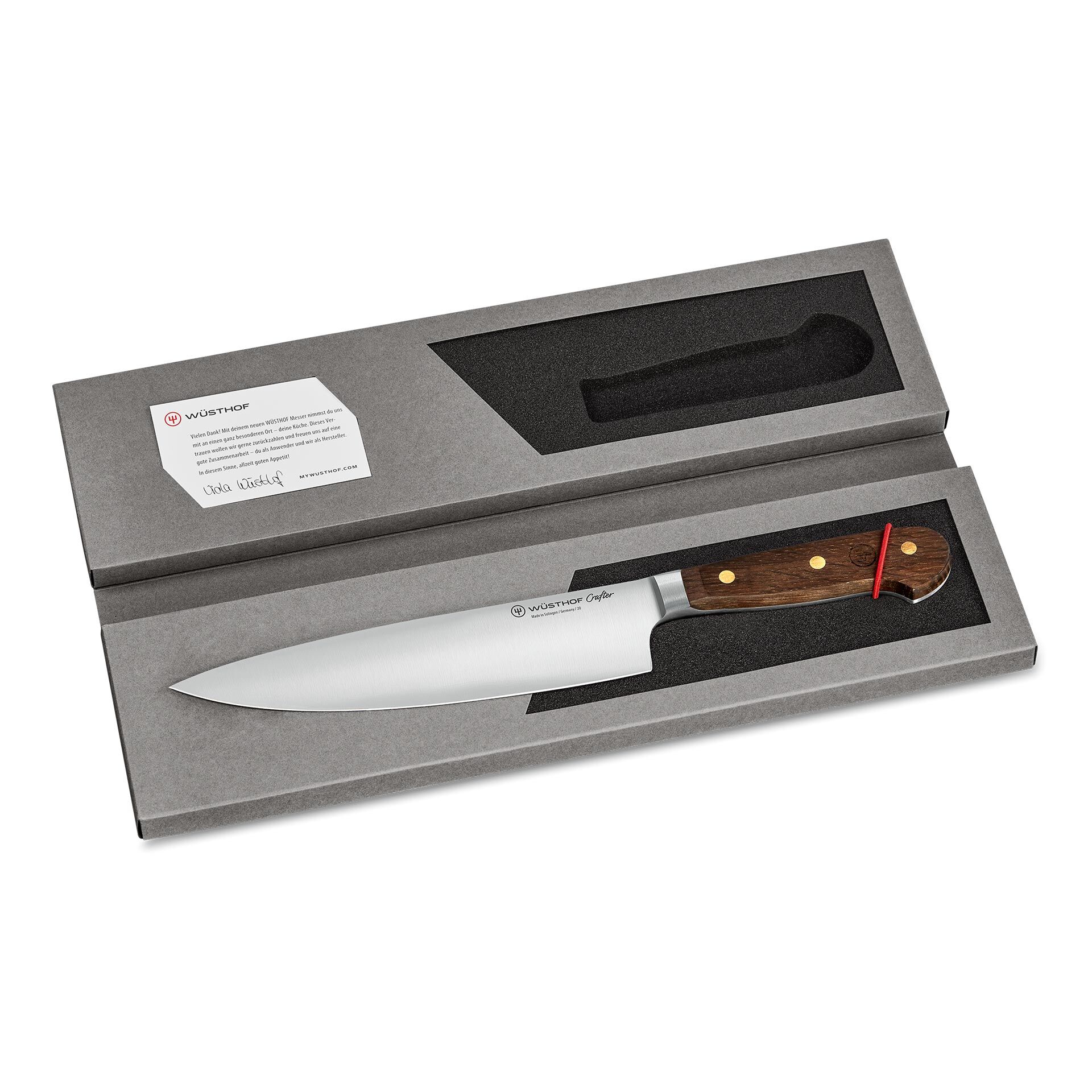 Kochmesser Crafter, Edelstahl, 20cm Klinge