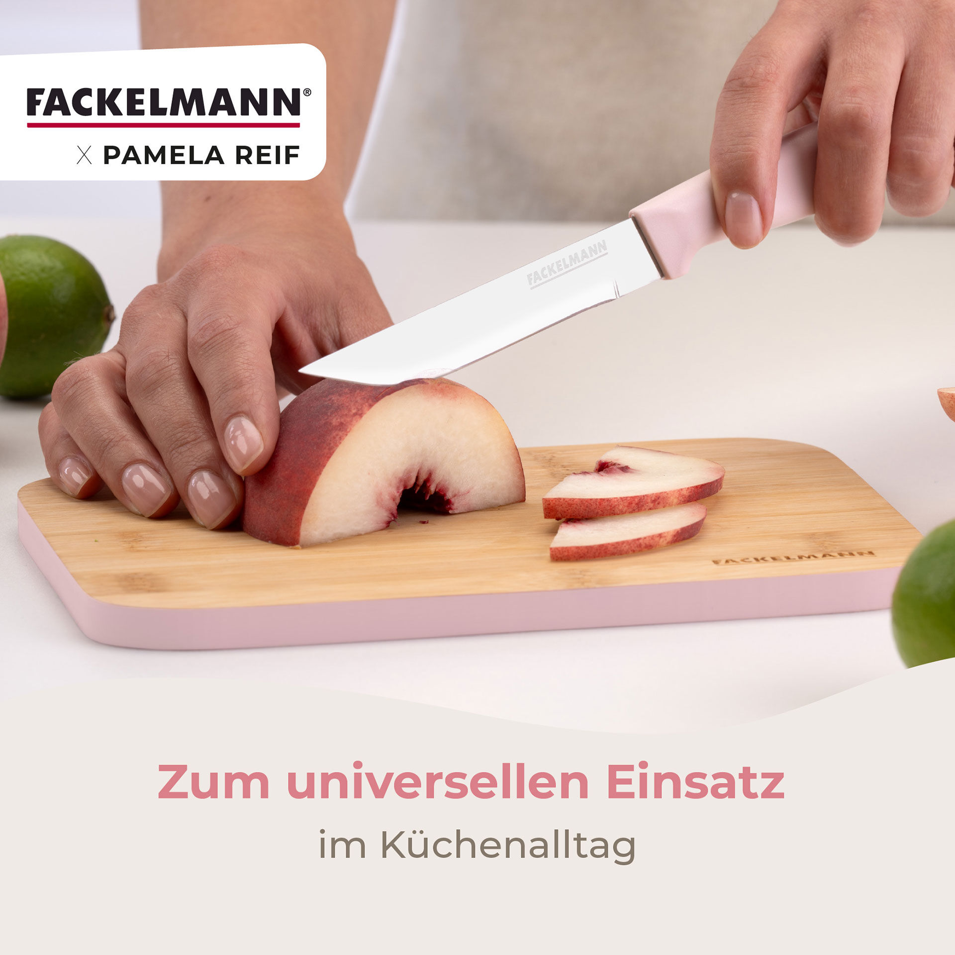 Pamela Reif Universalmesser,18,5cm Klinge, rosa