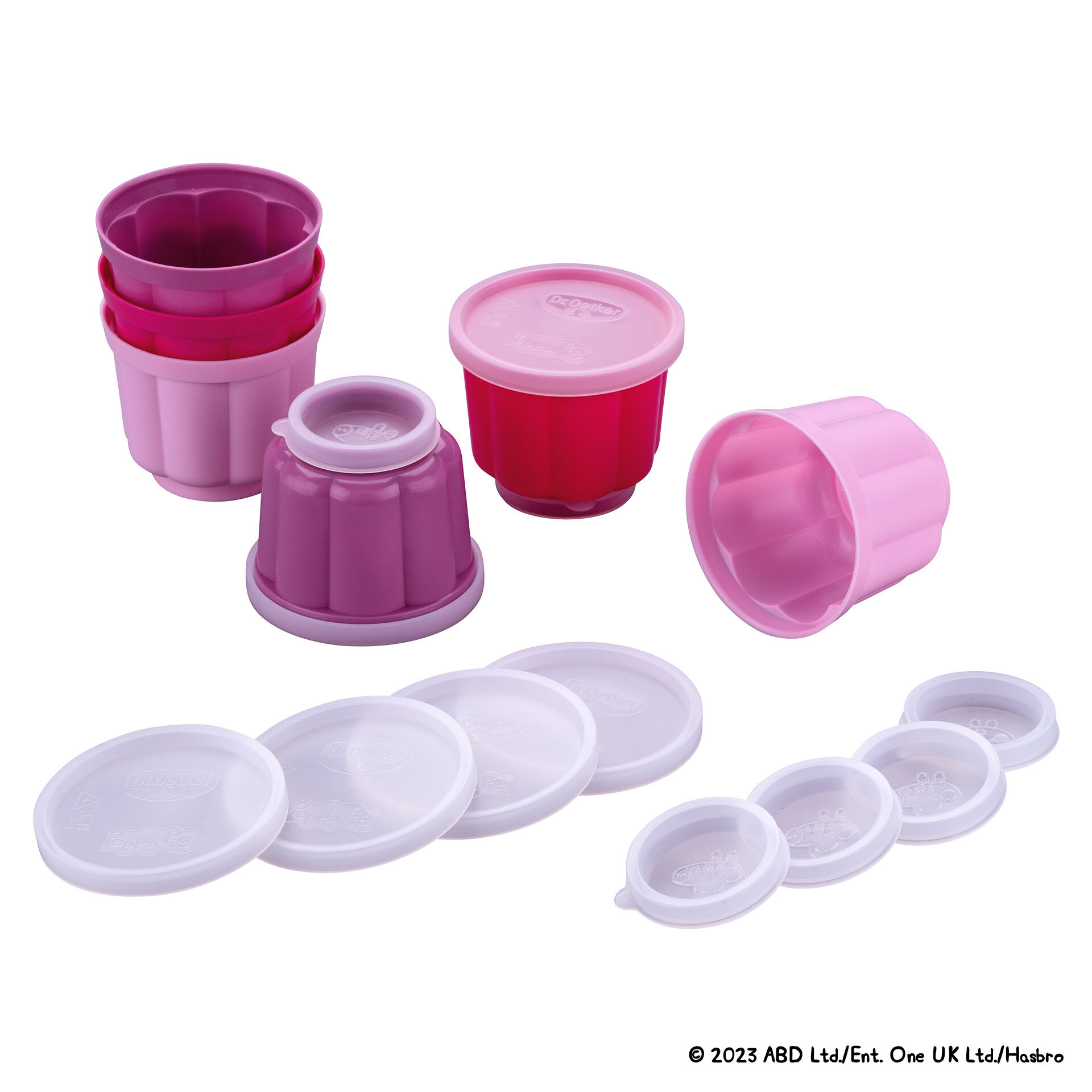 Puddingförmchen Peppa Pig, 6er-Set